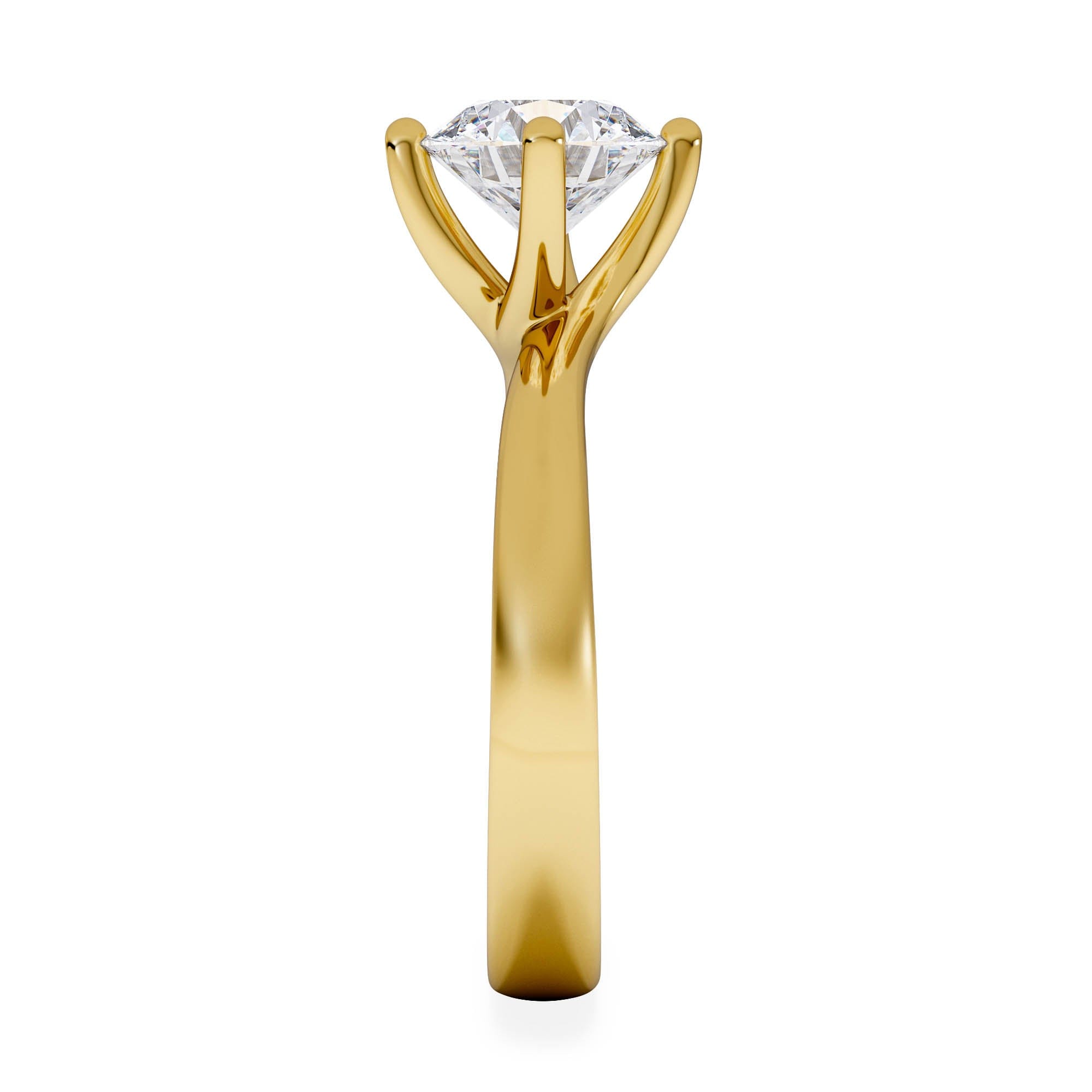 Diamond 1.50ct Diamond Engagement Ring Lily Lab F/VS1 18K Gold IGI Certified