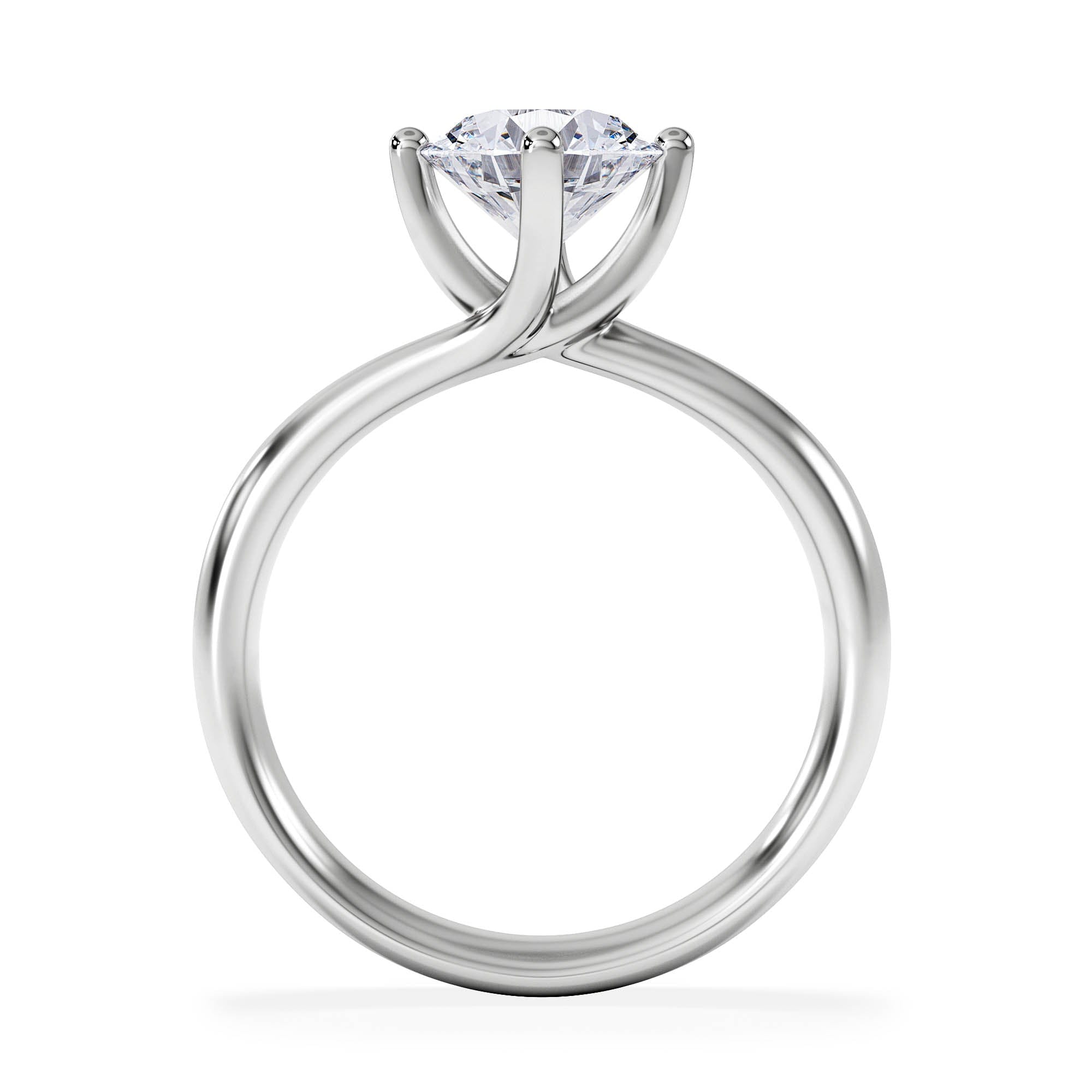Diamond 1.50ct Diamond Engagement Ring Lily Lab F/VS1 Platinum IGI Certified