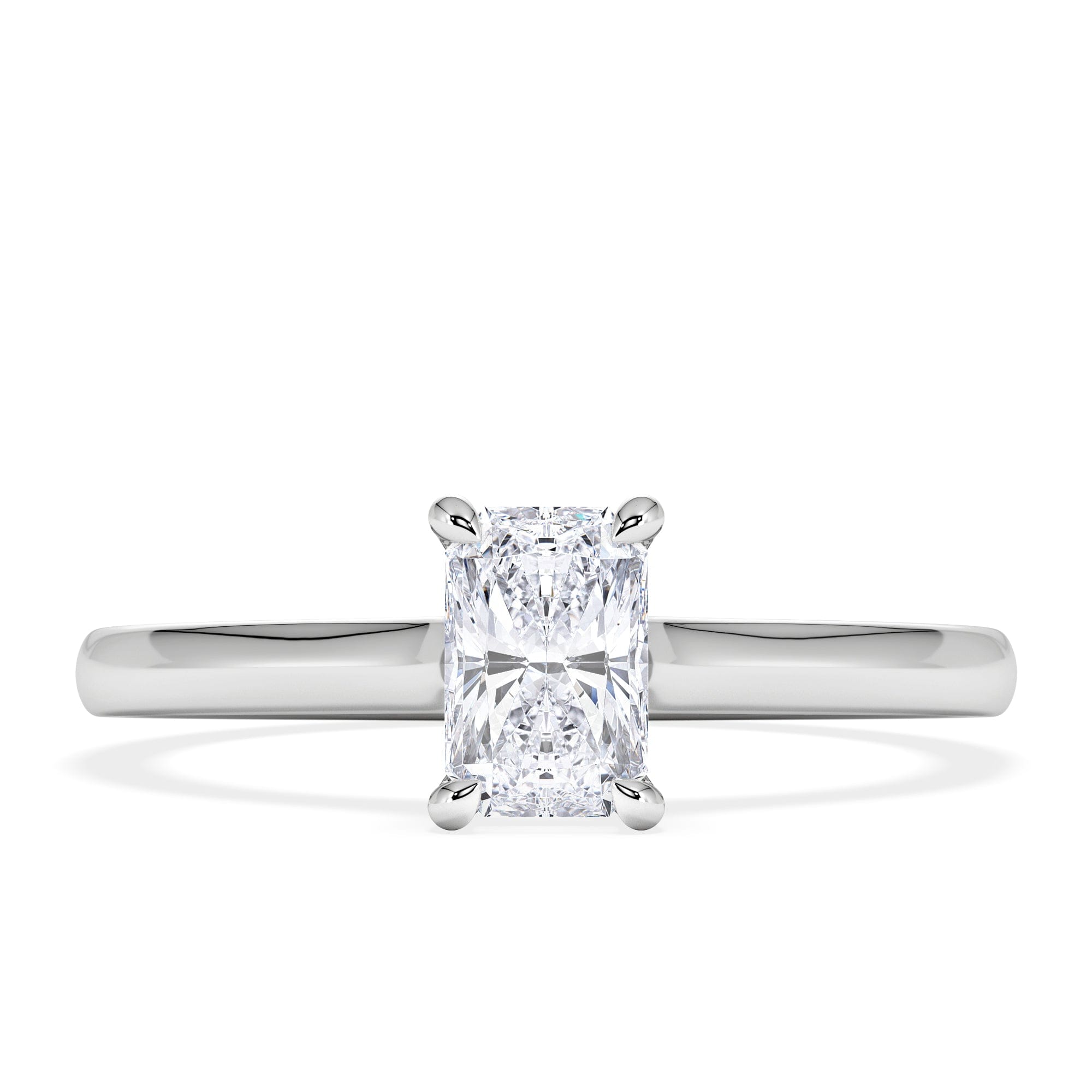 Diamond Amora Radiant 0.50ct Diamond Engagement Ring G/VS1 Set in Platinum