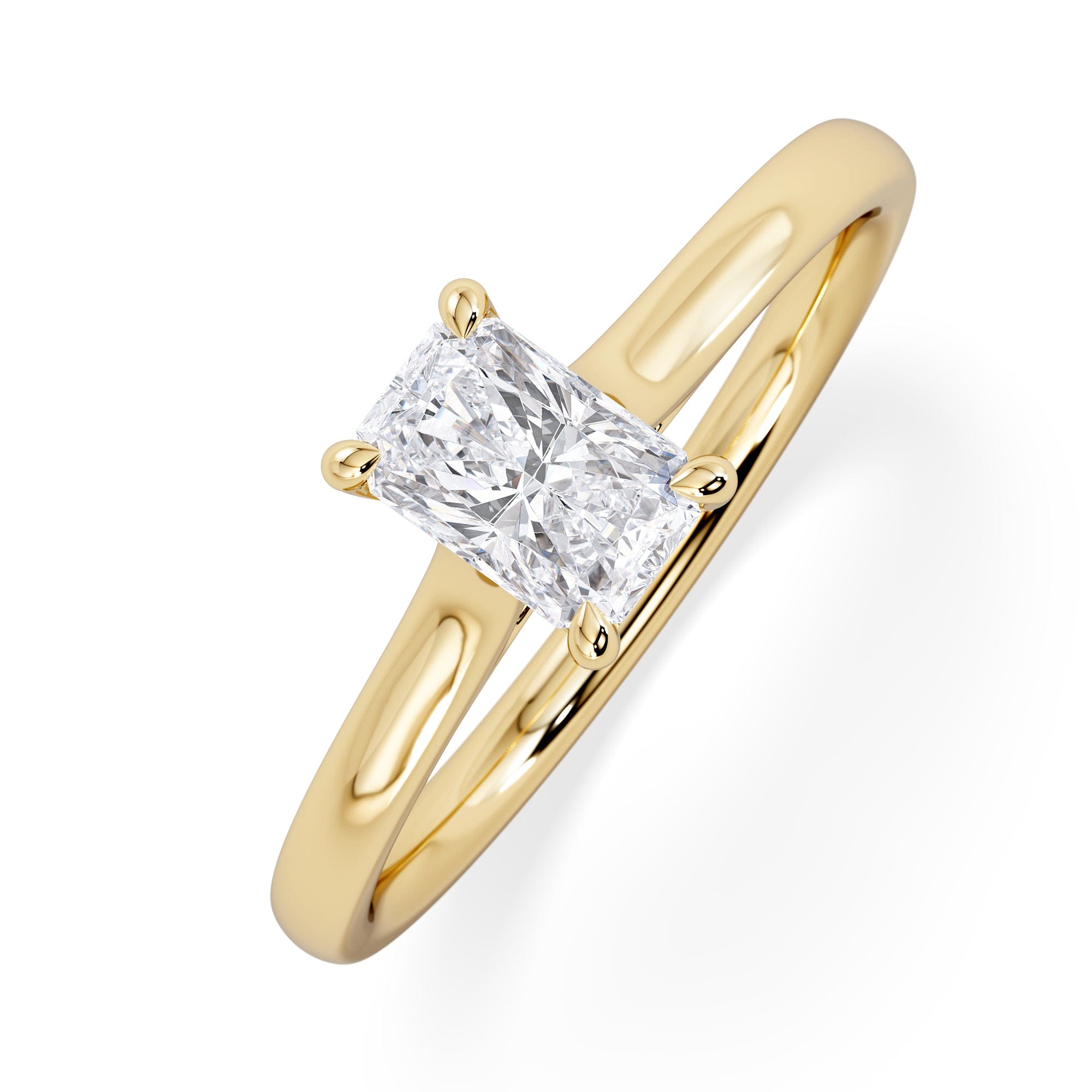 Diamond Amora Radiant 0.50ct Diamond Engagement Ring G/VS1 Set in 18K Gold