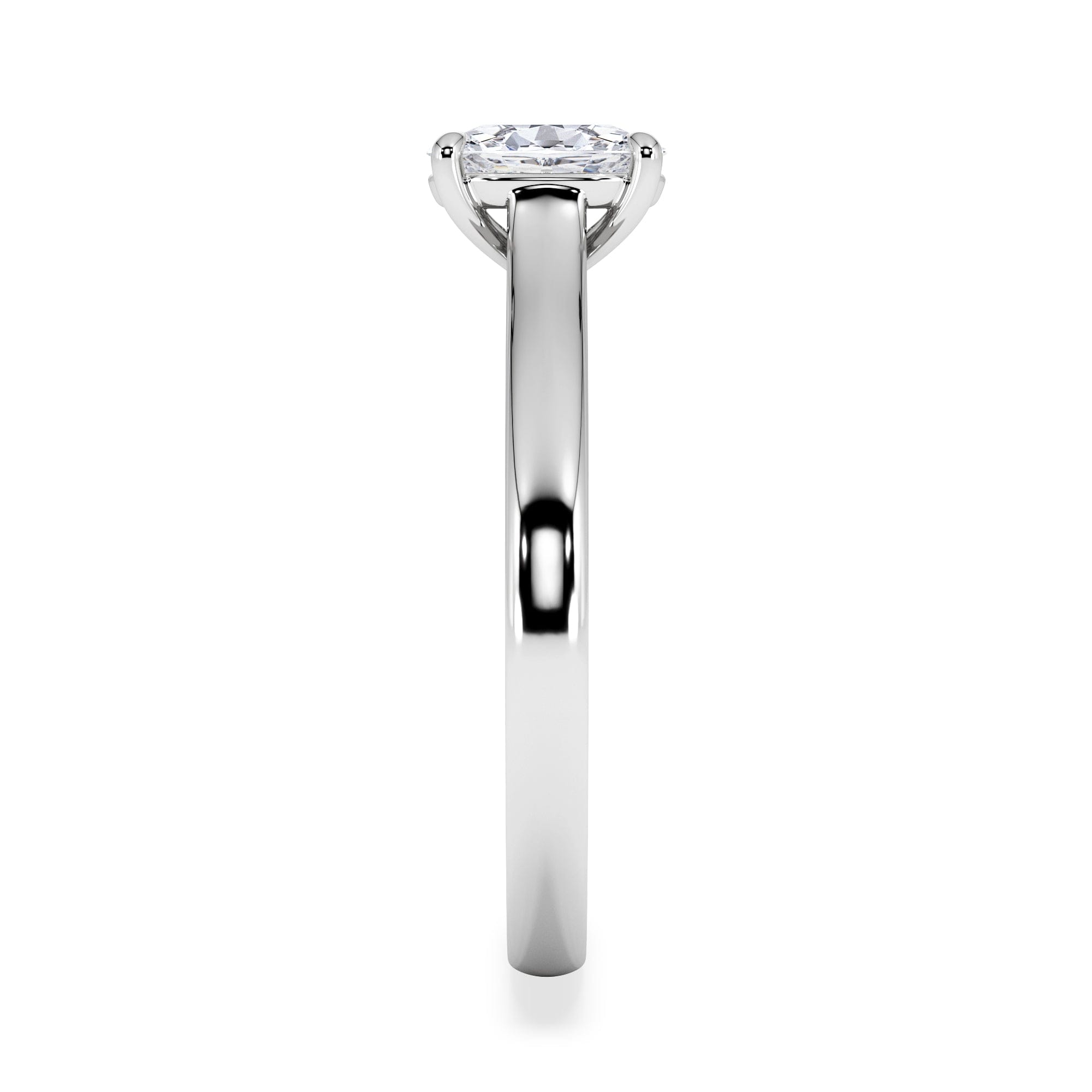 Diamond Amora Oval 0.50ct Diamond Engagement Ring G/VS1 Set in Platinum