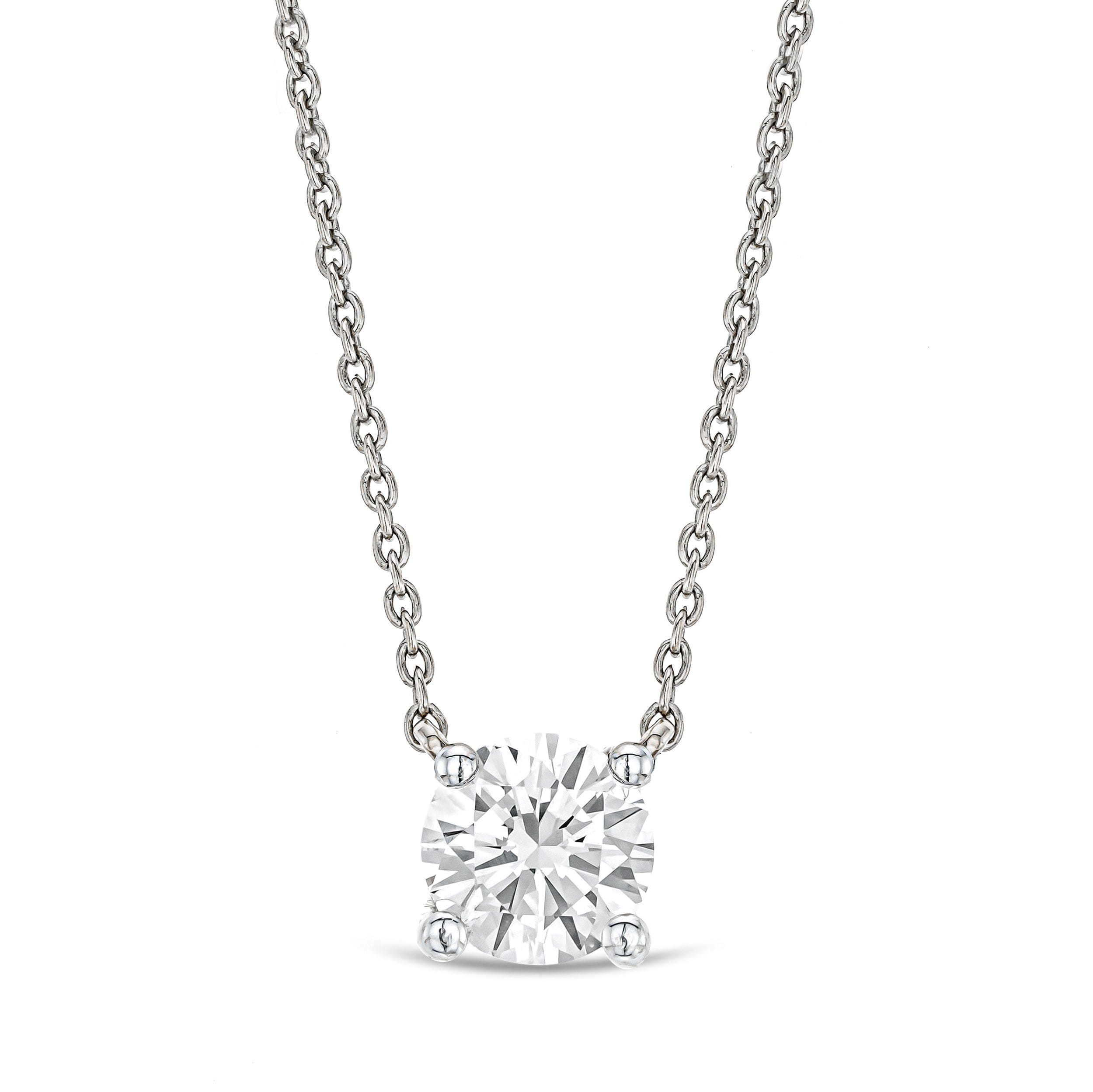 Solitaire Wanderlust Floating Lab Diamond Solitaire Necklace 0.33ct H/SI in Silver