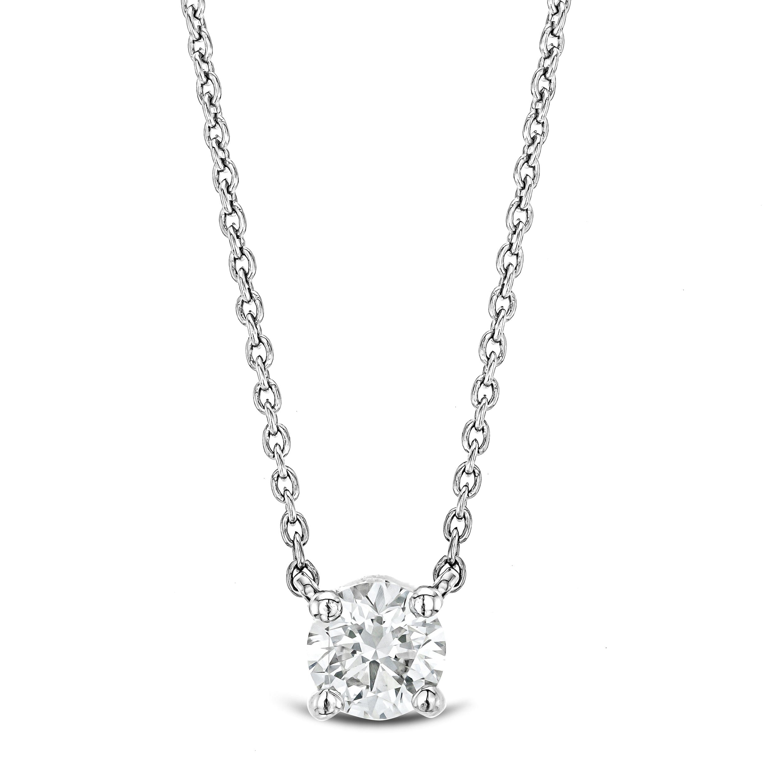 Solitaire Wanderlust Floating Lab Diamond Solitaire Necklace 0.25ct H/SI in Silver