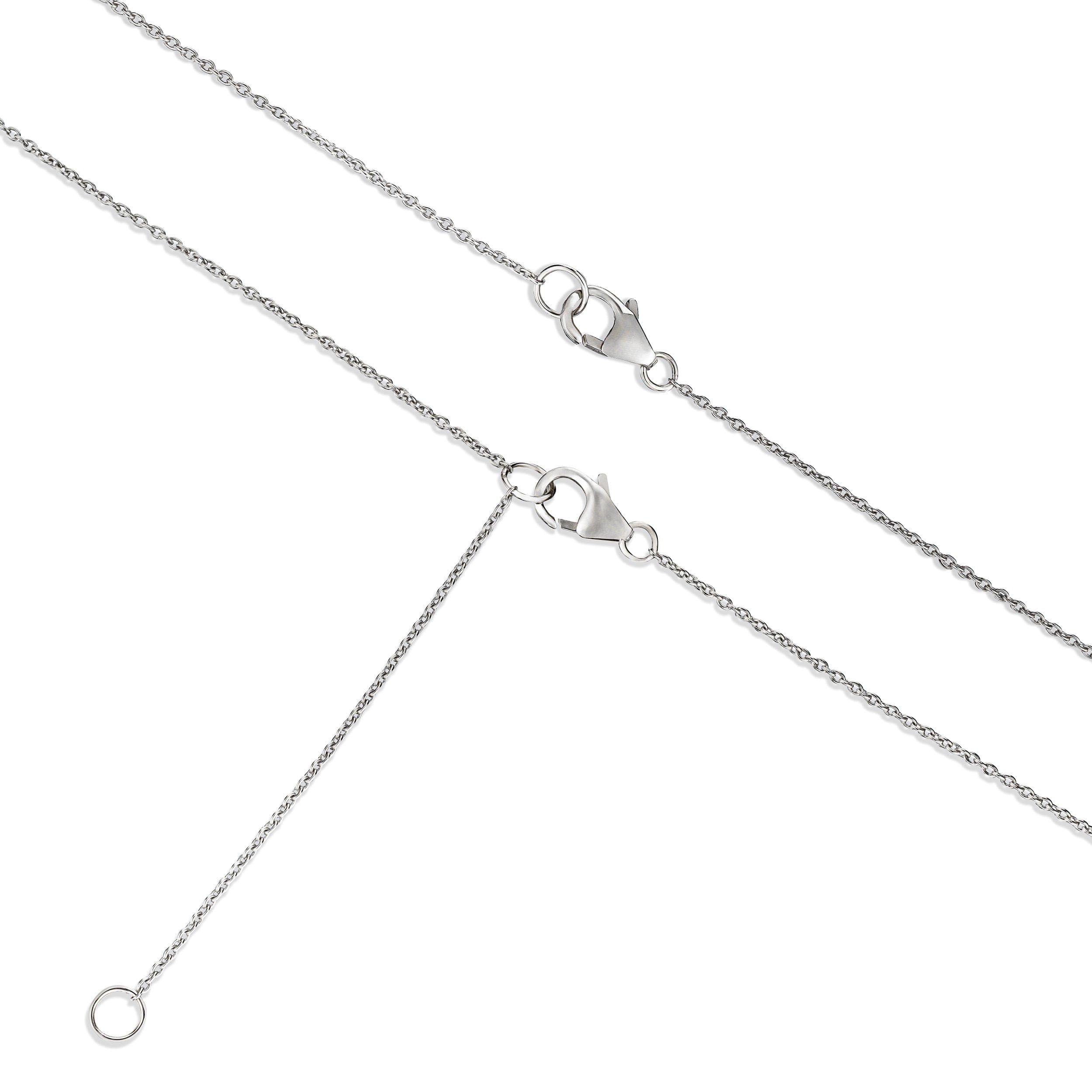 Solitaire Wanderlust Floating Lab Diamond Solitaire Necklace 0.25ct H/SI in Silver