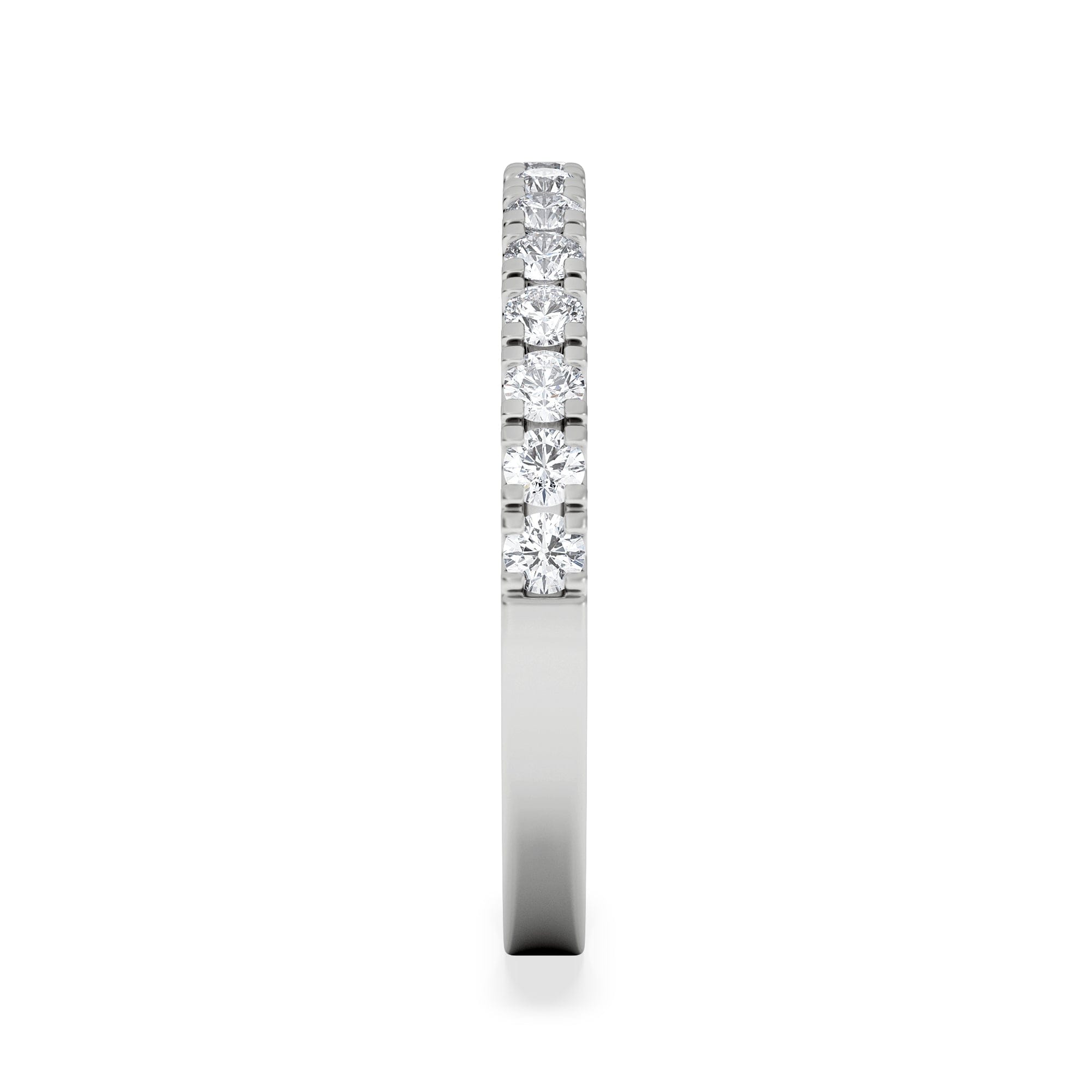 Diamond 15 Stone Chloe 18K White Gold Diamond Eternity Ring 0.50ct G/Vs