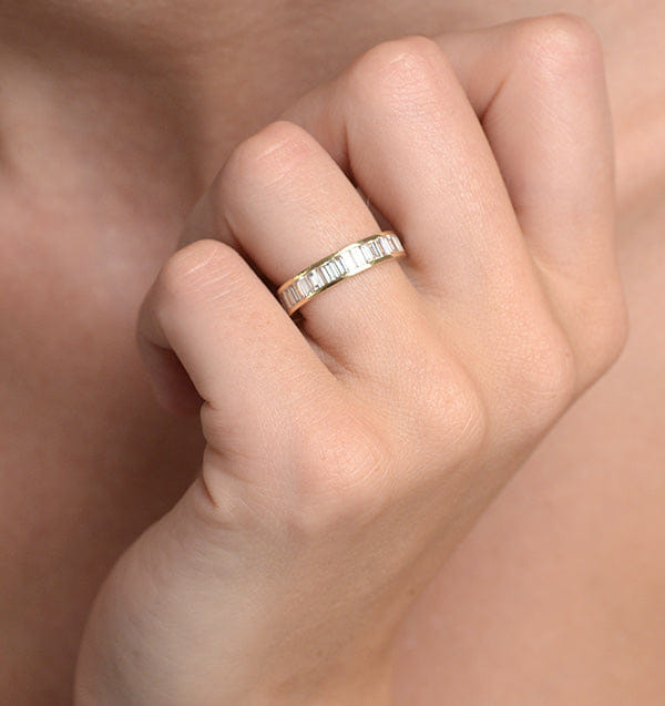 Diamond Eternity Ring Grace 18K Gold Diamond 1.50ct H/Si