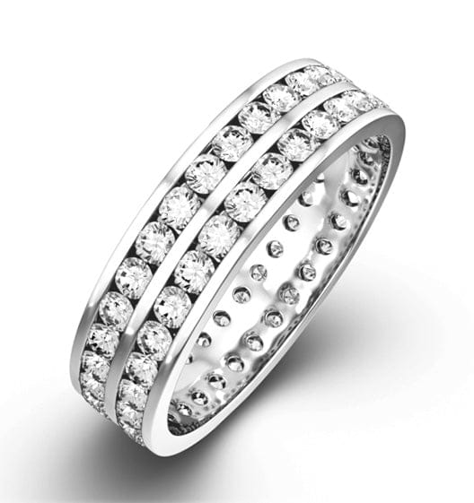Diamond Eternity Ring Lucy Platinum Diamond 1.00ct G/Vs