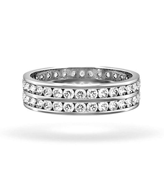 Diamond Eternity Ring Lucy Platinum Diamond 1.00ct G/Vs