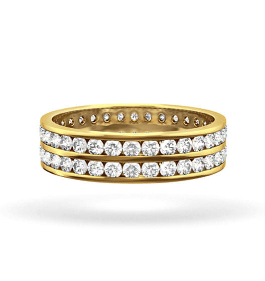 Diamond Eternity Ring Lucy 18K Gold Diamond 1.00ct H/Si