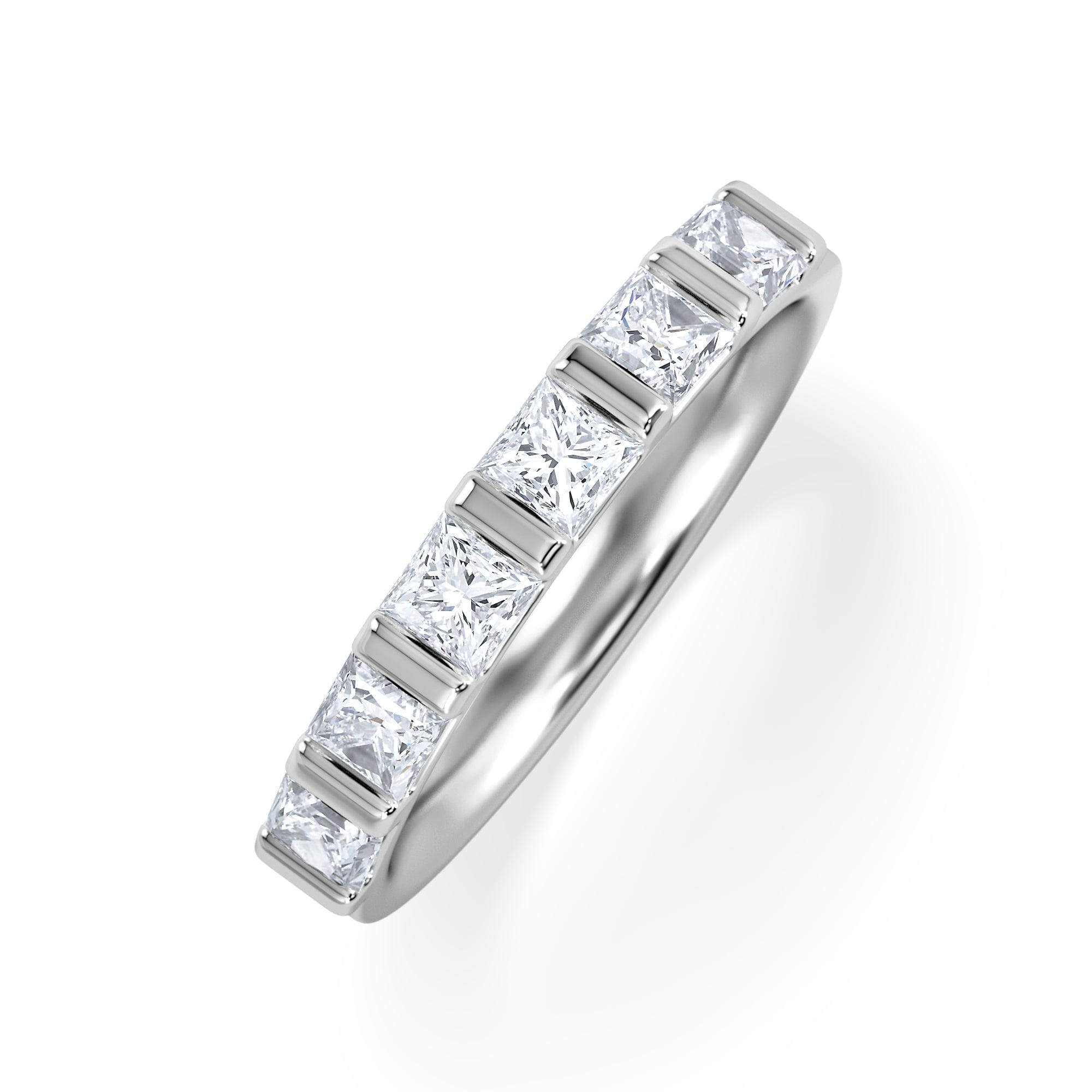 Diamond OLIVIA 18K White Gold Diamond ETERNITY RING 1.00CT G/VS
