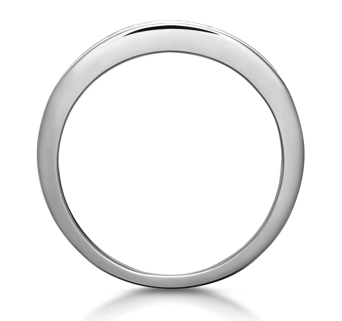 Diamond Sapphire 0.12ct And Diamond 9K White Gold Ring