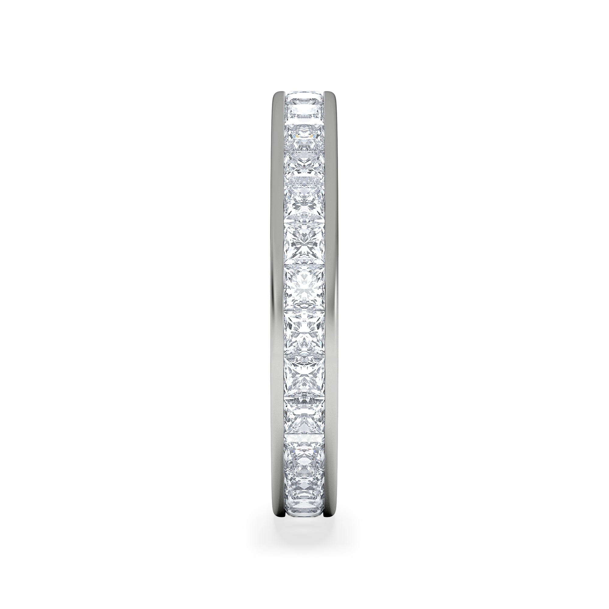 PRINCESS Lauren Lab Princess Diamond Eternity Ring Platinum 2.00ct G/Vs