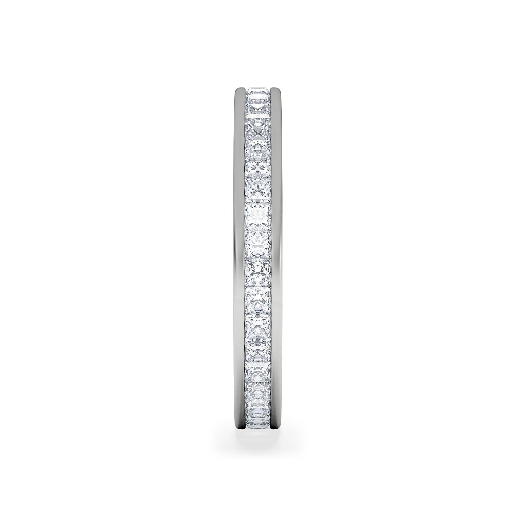 PRINCESS Lauren Lab Princess Diamond Eternity Ring Platinum 1.00ct G/Vs