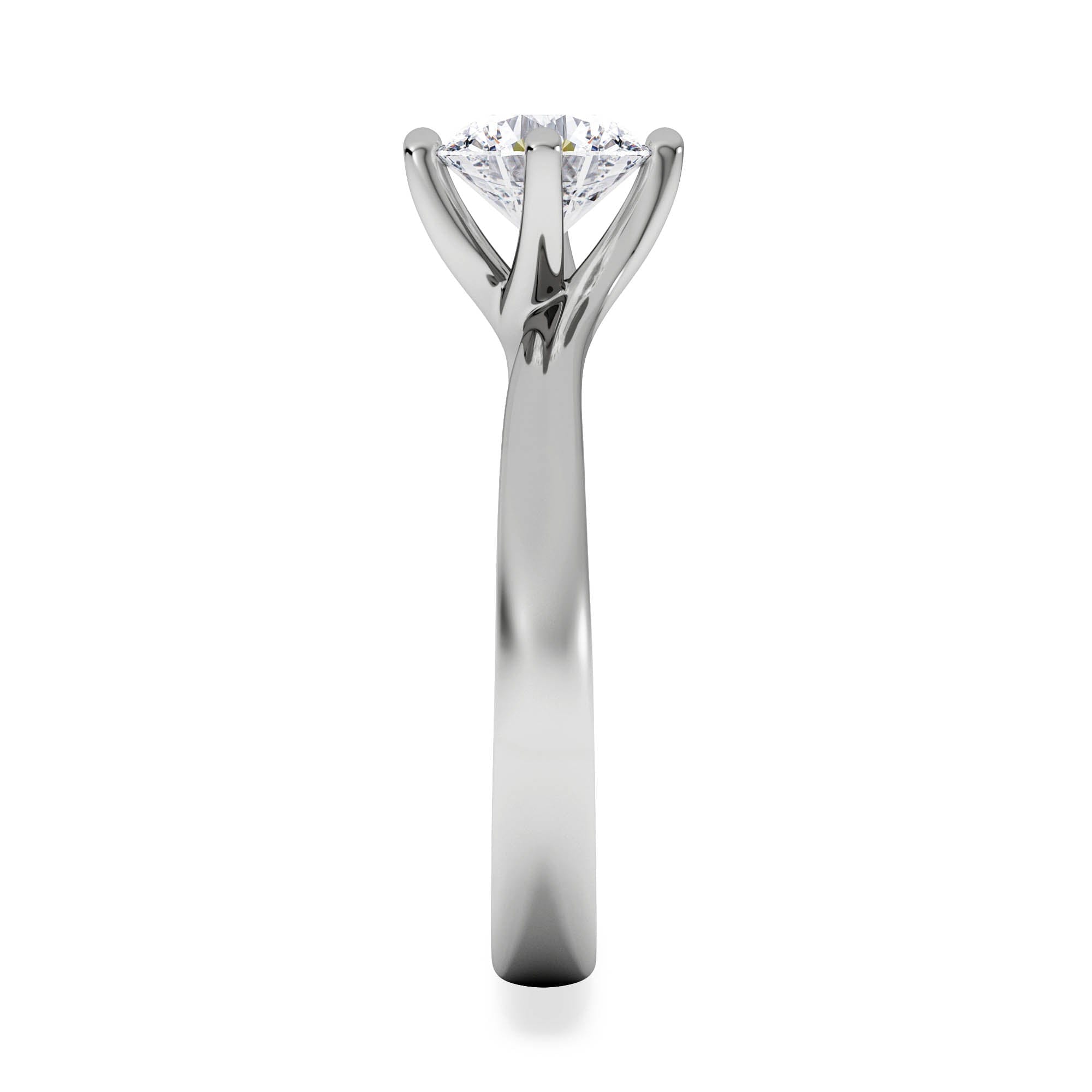 Diamond 1 Carat Diamond Engagement Ring Lily Lab F/VS1 Platinum IGI Certified