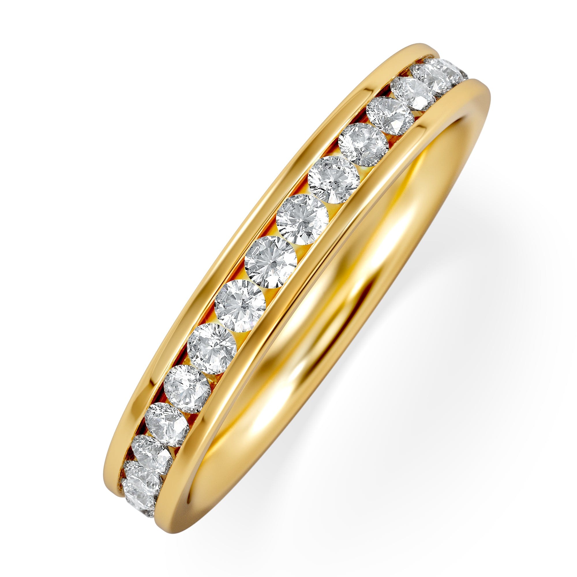 Diamond Rae Lab Diamond Eternity Ring Channel Set 1.00ct G/Vs in 18K Gold