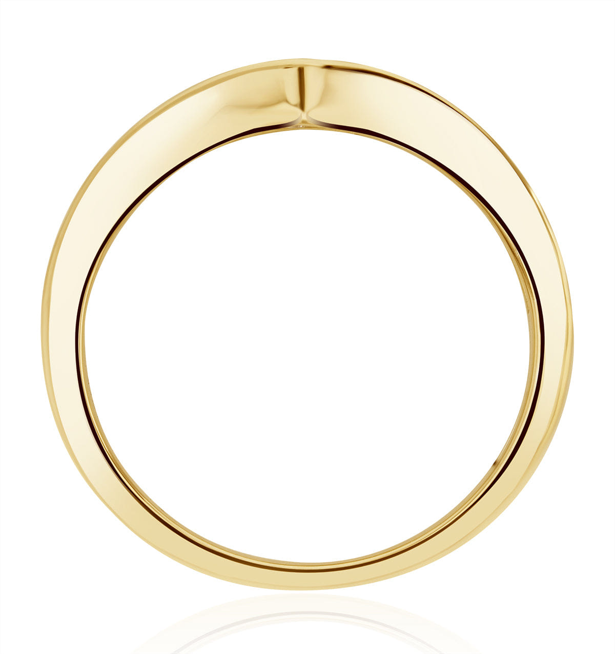 WISHBONE Lab Diamond Wishbone Ring 0.50ct H/Si in 9K Gold