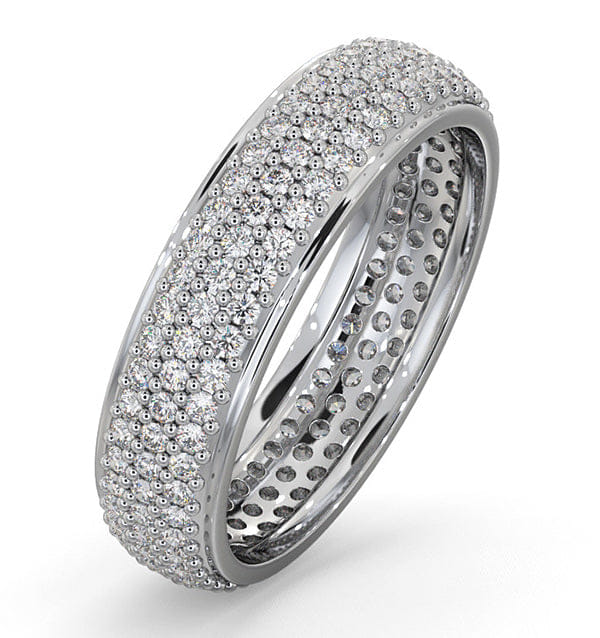 Diamond Eternity Ring Sara Platinum Diamond 1.00ct G/Vs