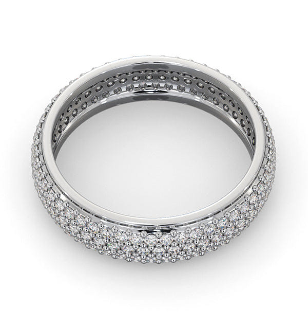 Diamond Eternity Ring Sara 18K White Gold Diamond 1.00ct H/Si