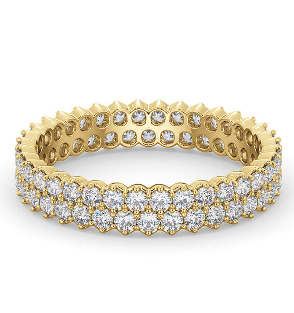 Diamond Eternity Ring Jasmine 18K Gold Diamond 1.00ct H/Si