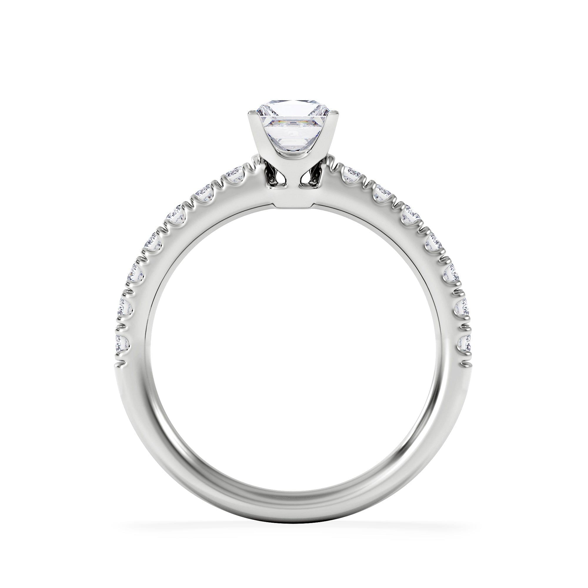 PRINCESS Katerina Princess Diamond Engagement Ring Platinum 0.85ct G/SI2