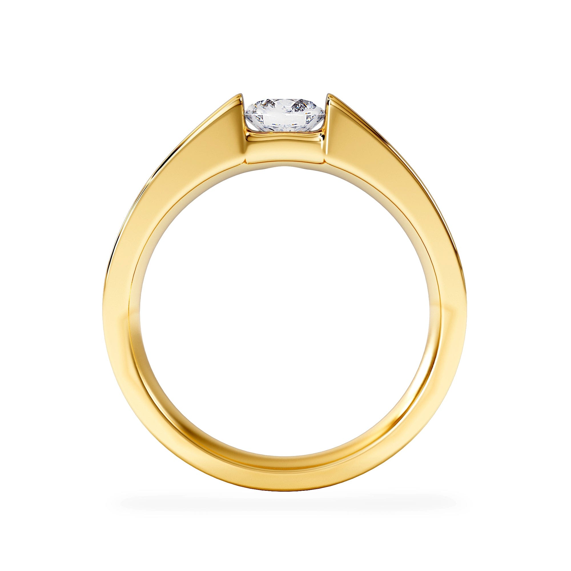 Diamond Certified Jessica 18K Gold Diamond Engagement Ring 0.50CT