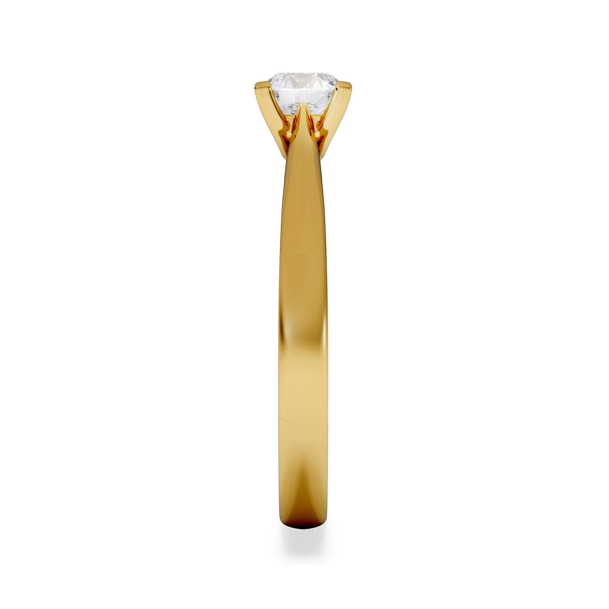 Diamond Certified Grace 18K Gold Diamond Engagement Ring 0.50CT