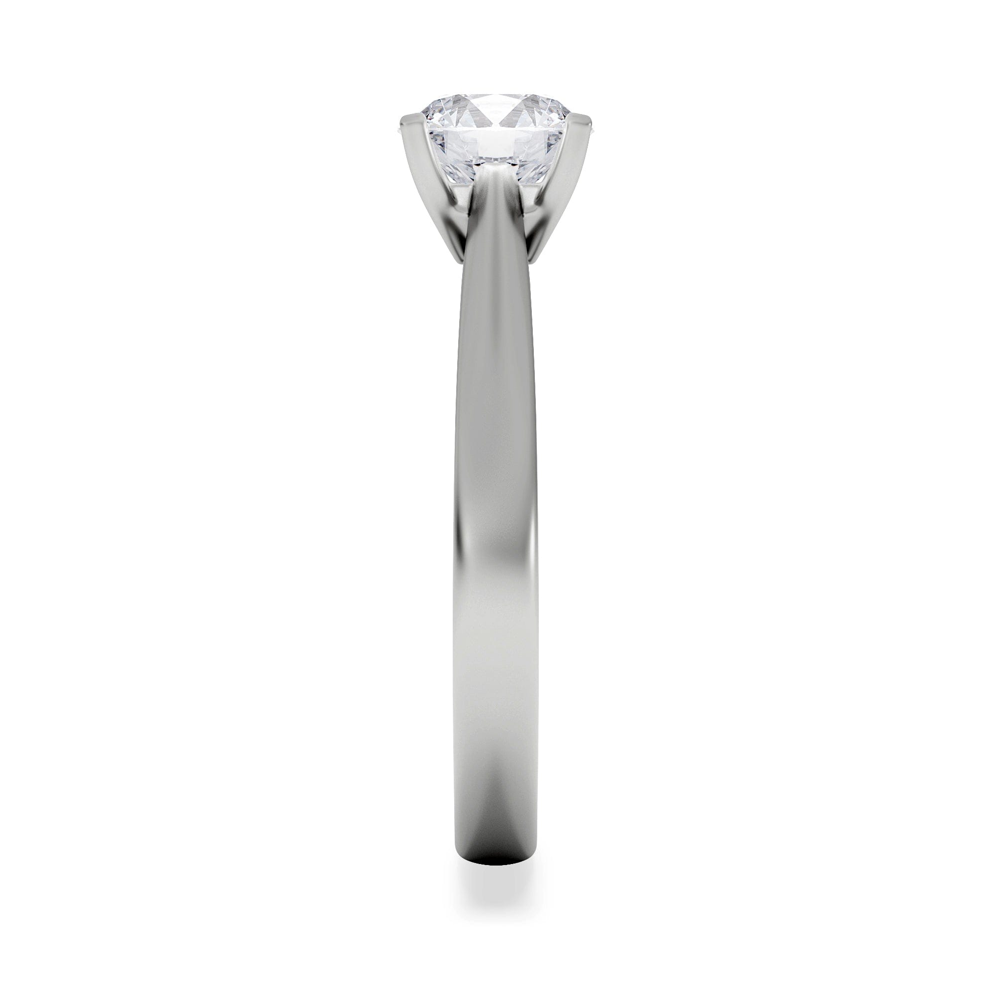Diamond 1 Carat Diamond Engagement Ring Grace Lab FVS1 18K White Gold
