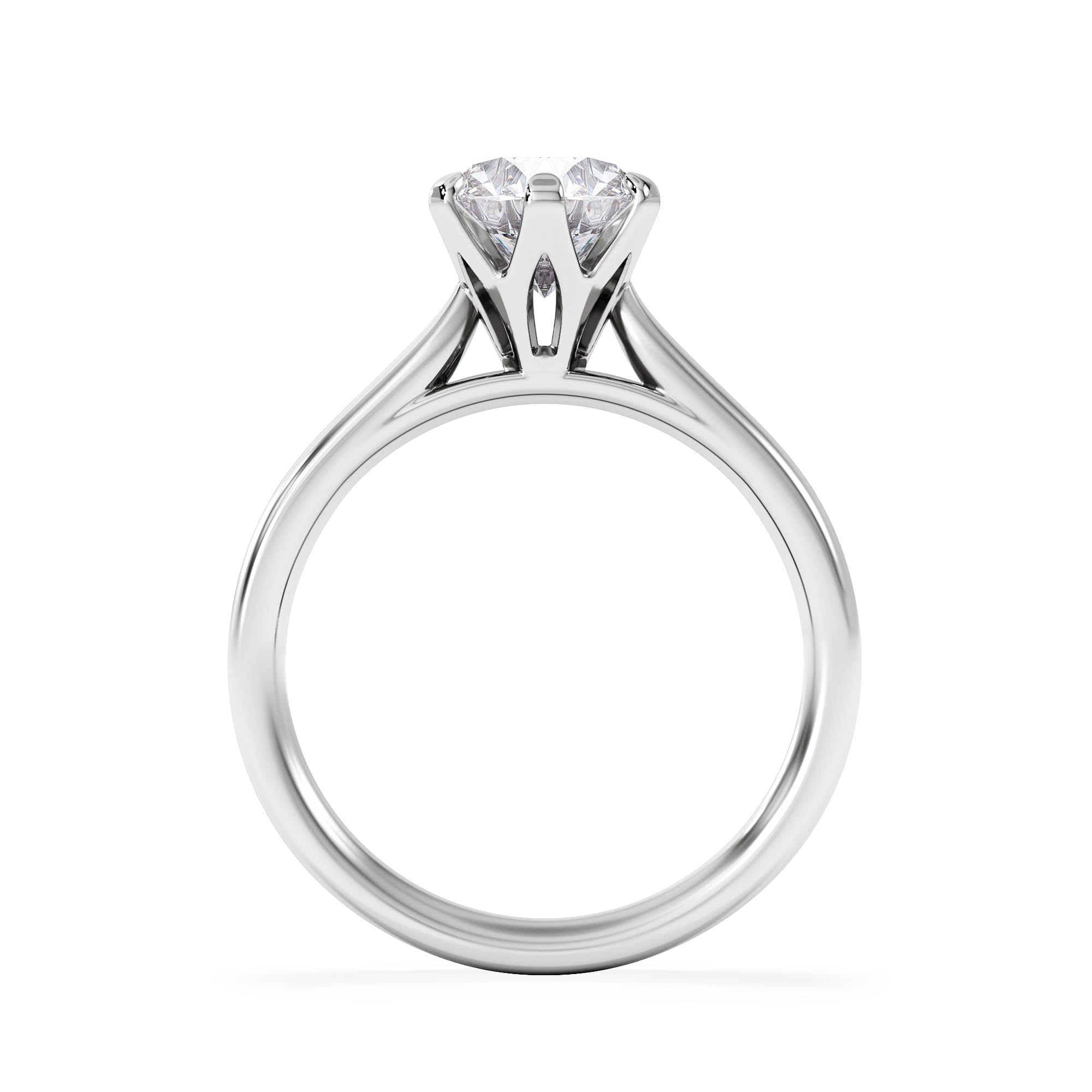 Diamond 1.50 Carat Diamond Engagement Ring High Set Chloe Lab F/VS1 Platinum