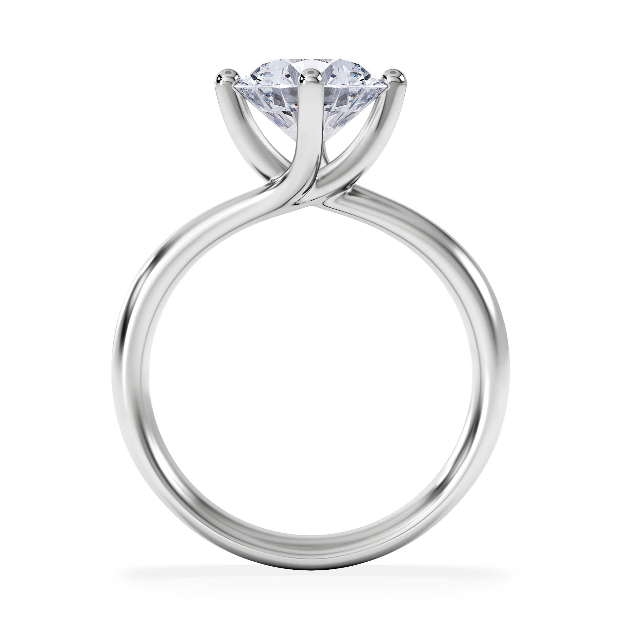 Diamond 2 Carat Diamond Engagement Ring Lily Lab F/VS1 Platinum IGI Certified