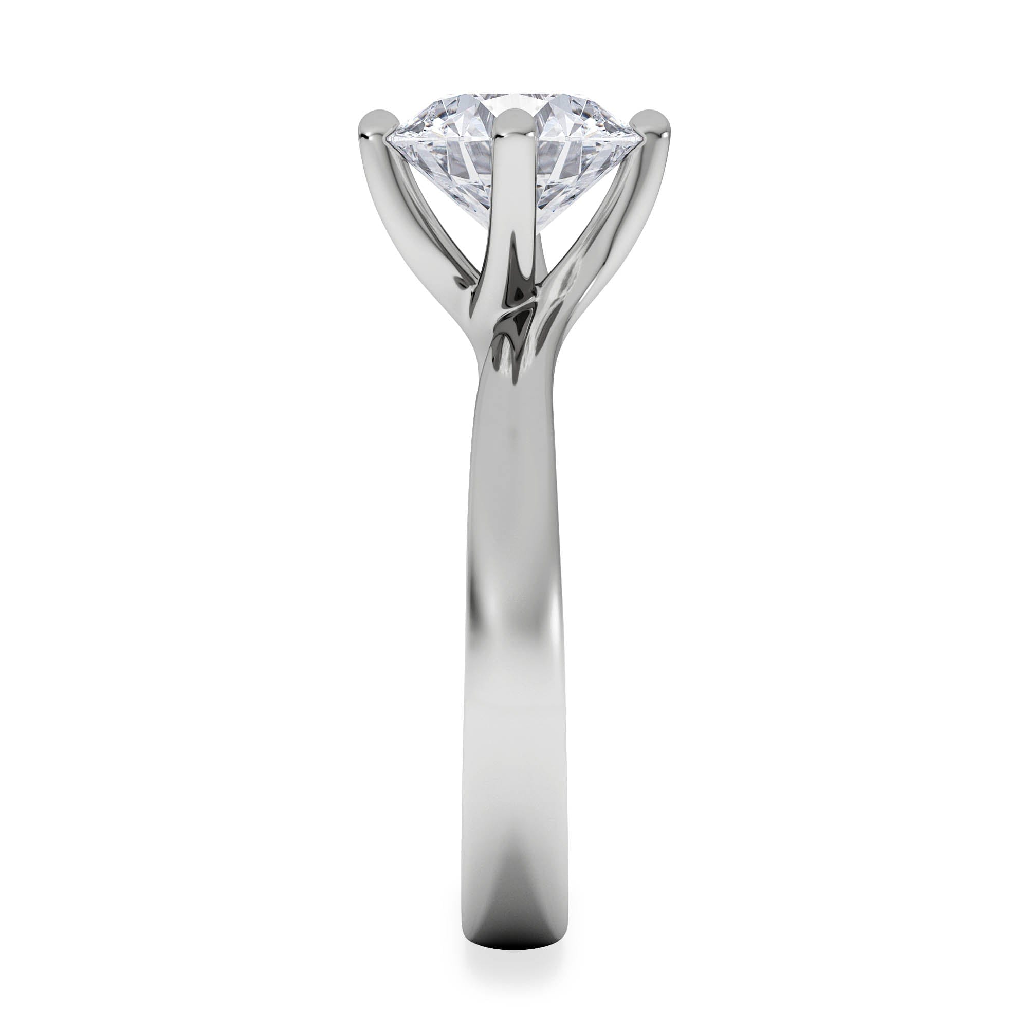 Diamond 2 Carat Diamond Engagement Ring Lily Lab F/VS1 Platinum IGI Certified