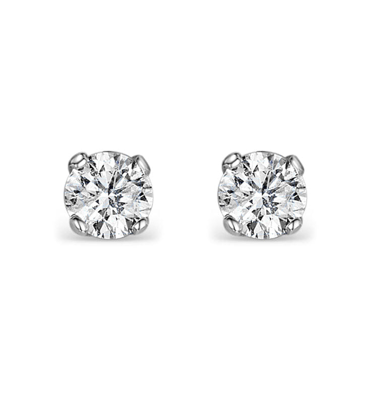 Diamond Stud Earrings 3 mm 18K Gold - 0.20CT - Premium
