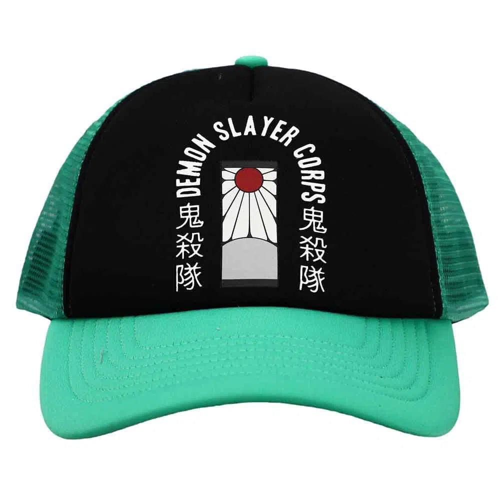 Bioworld Demon Slayer - Hanafuda Earring Trucker Hat - Bioworld