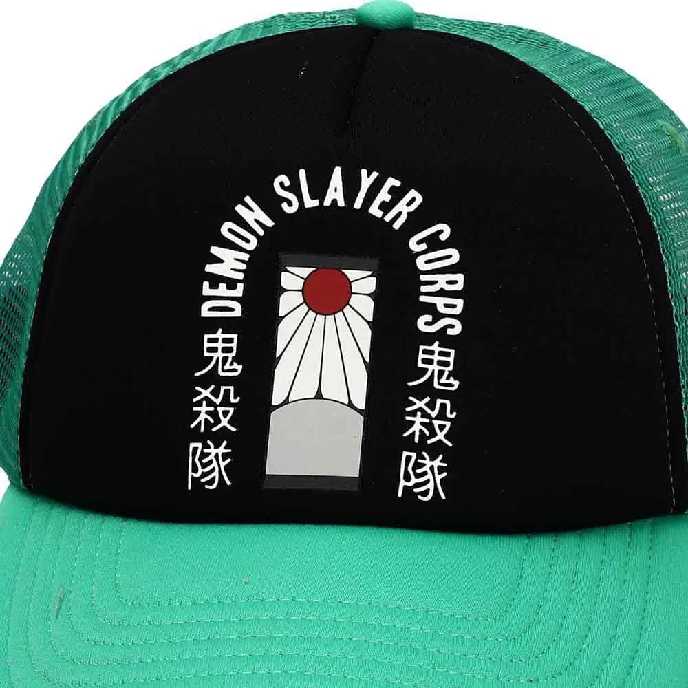 Bioworld Demon Slayer - Hanafuda Earring Trucker Hat - Bioworld