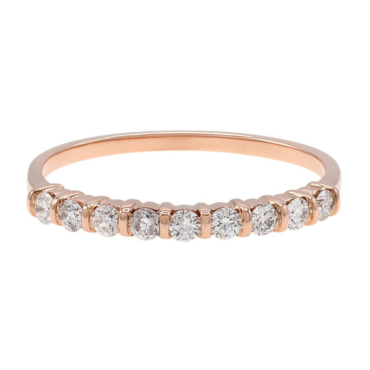 Diamond 14K Tri Color Diamond Ring Set
