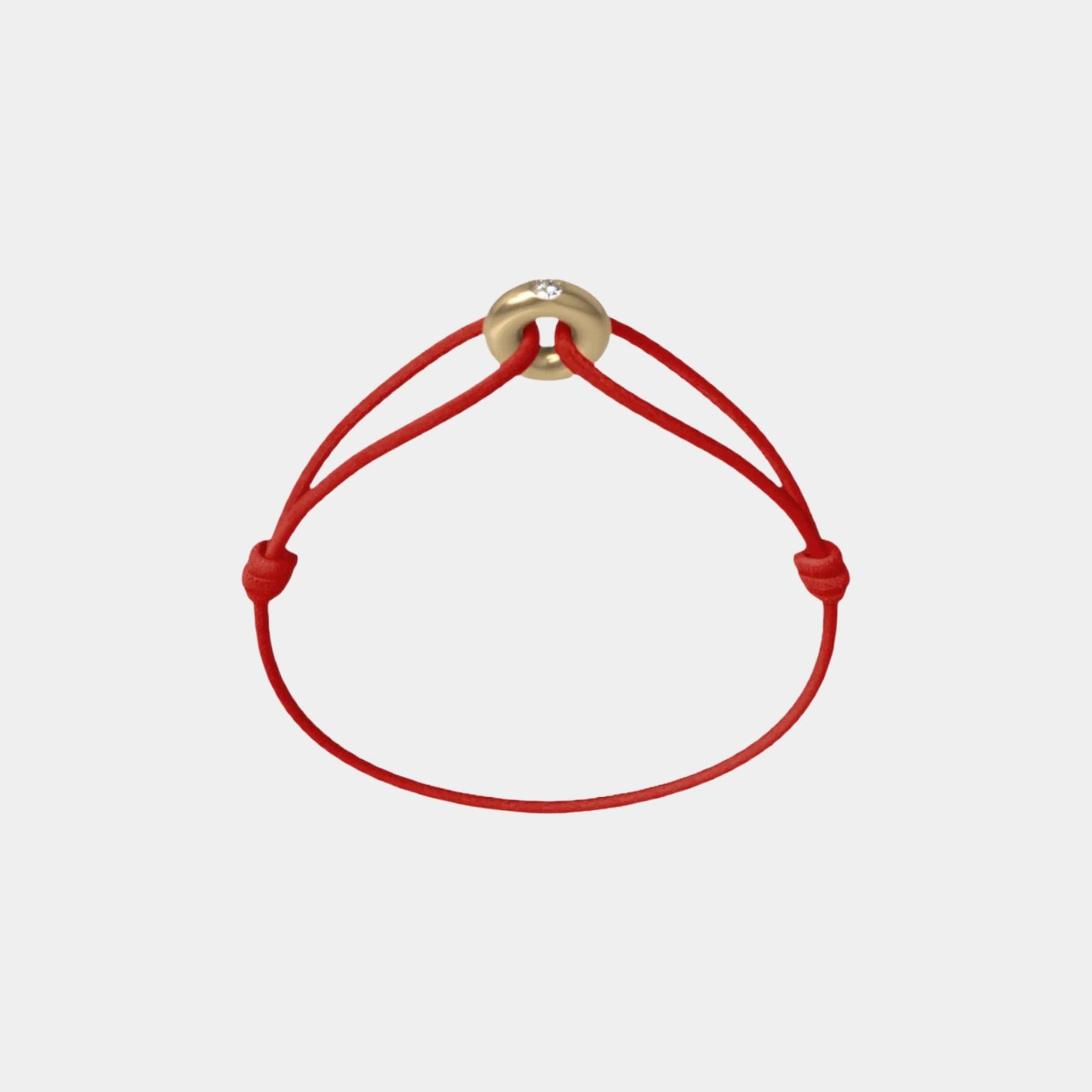Wecord Mini Golden Soho Diamond Cord Bracelet