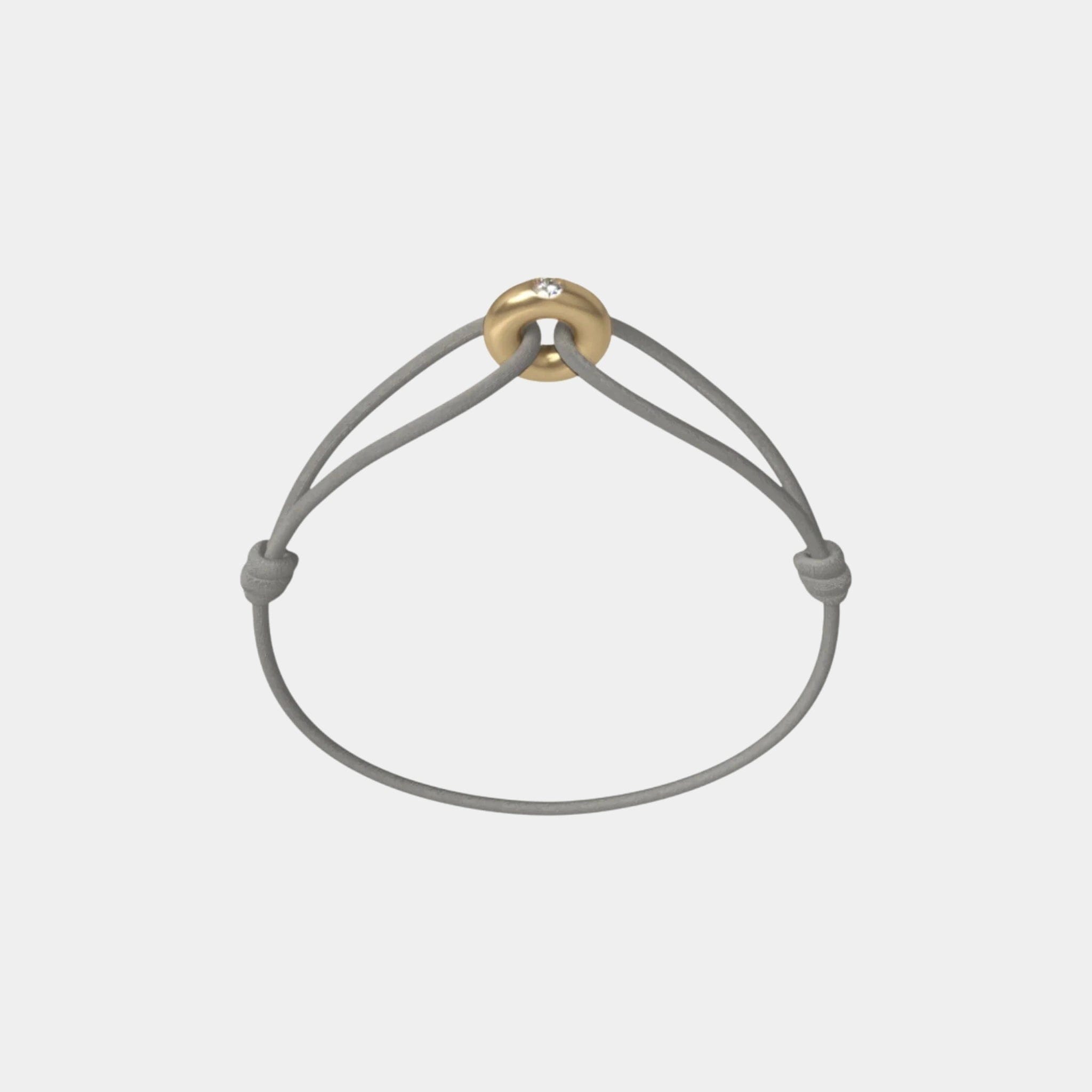 Wecord Mini Golden Soho Diamond Cord Bracelet