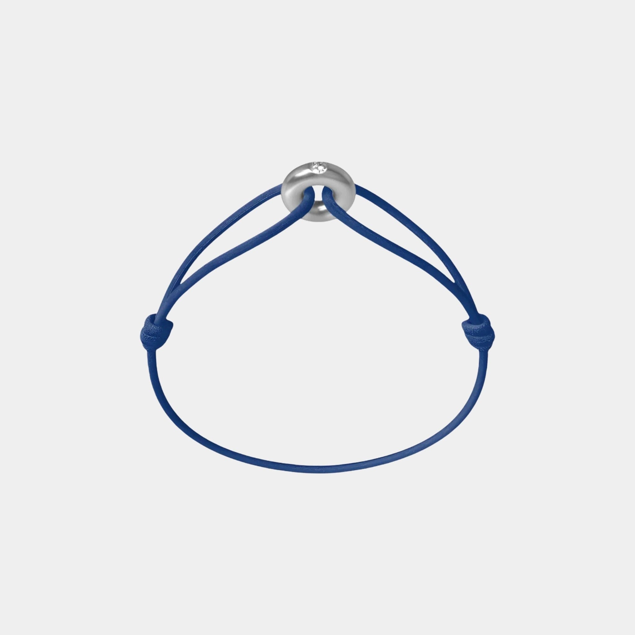 Wecord Mini Silver Soho Diamond Cord Bracelet