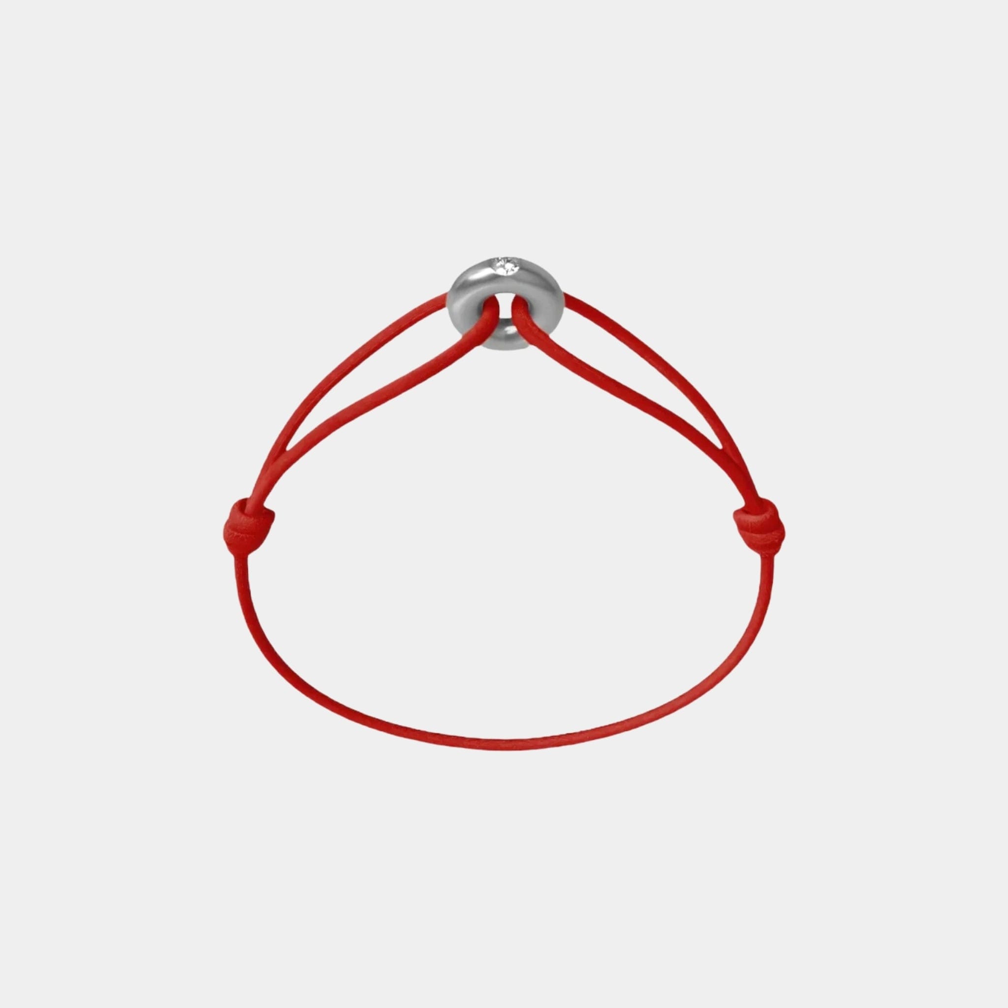 Wecord Mini Silver Soho Diamond Cord Bracelet