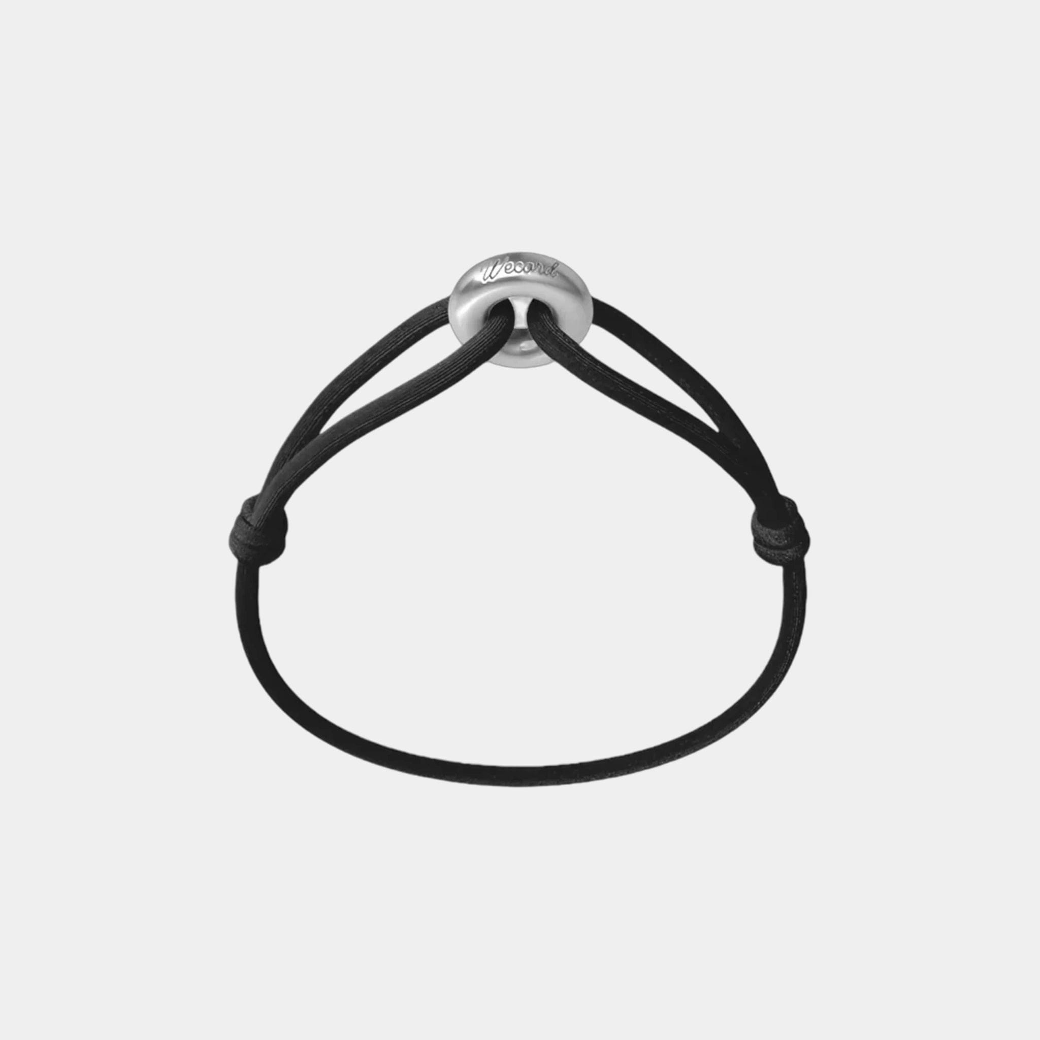 Wecord Silver Soho Cord Bracelet