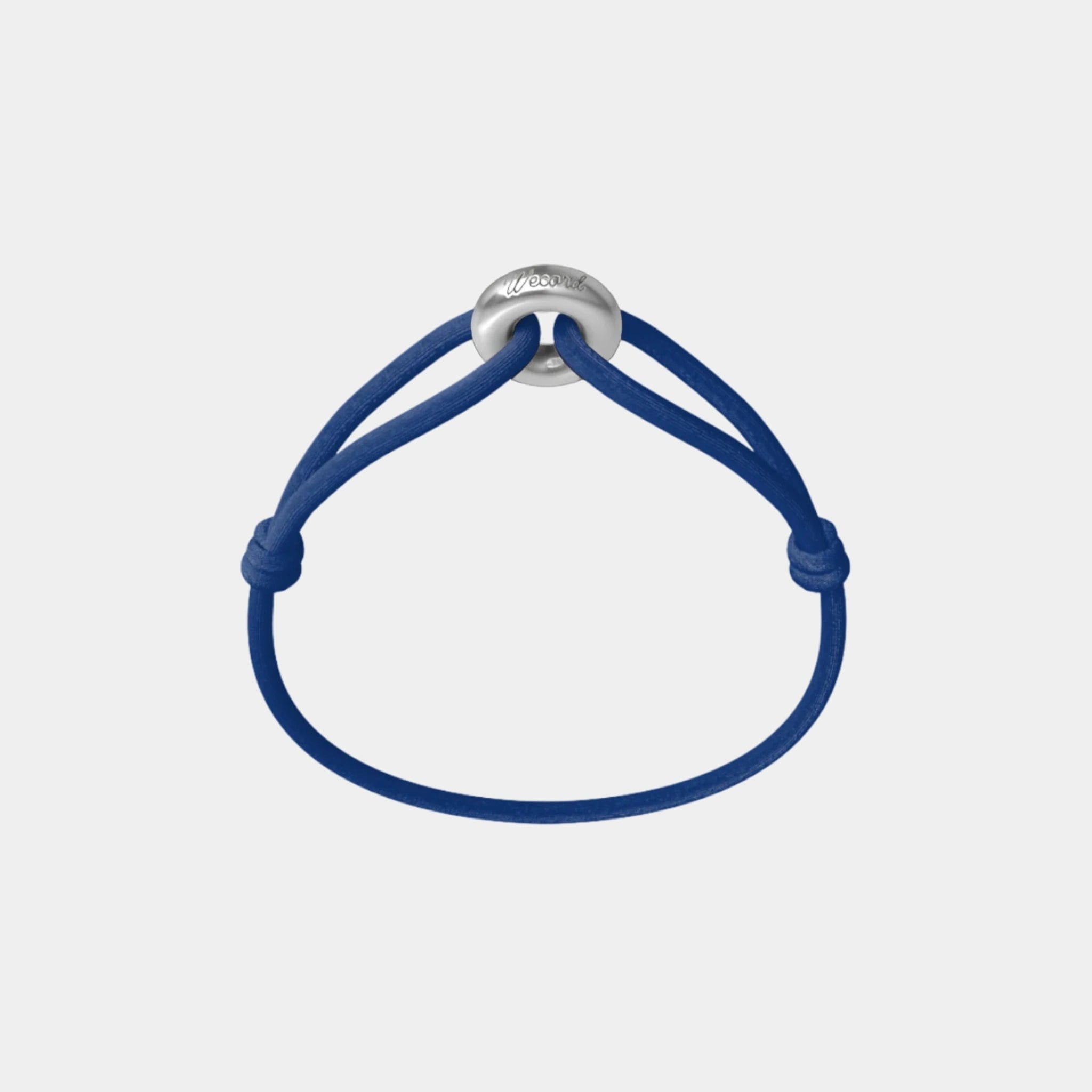 Wecord Silver Soho Cord Bracelet