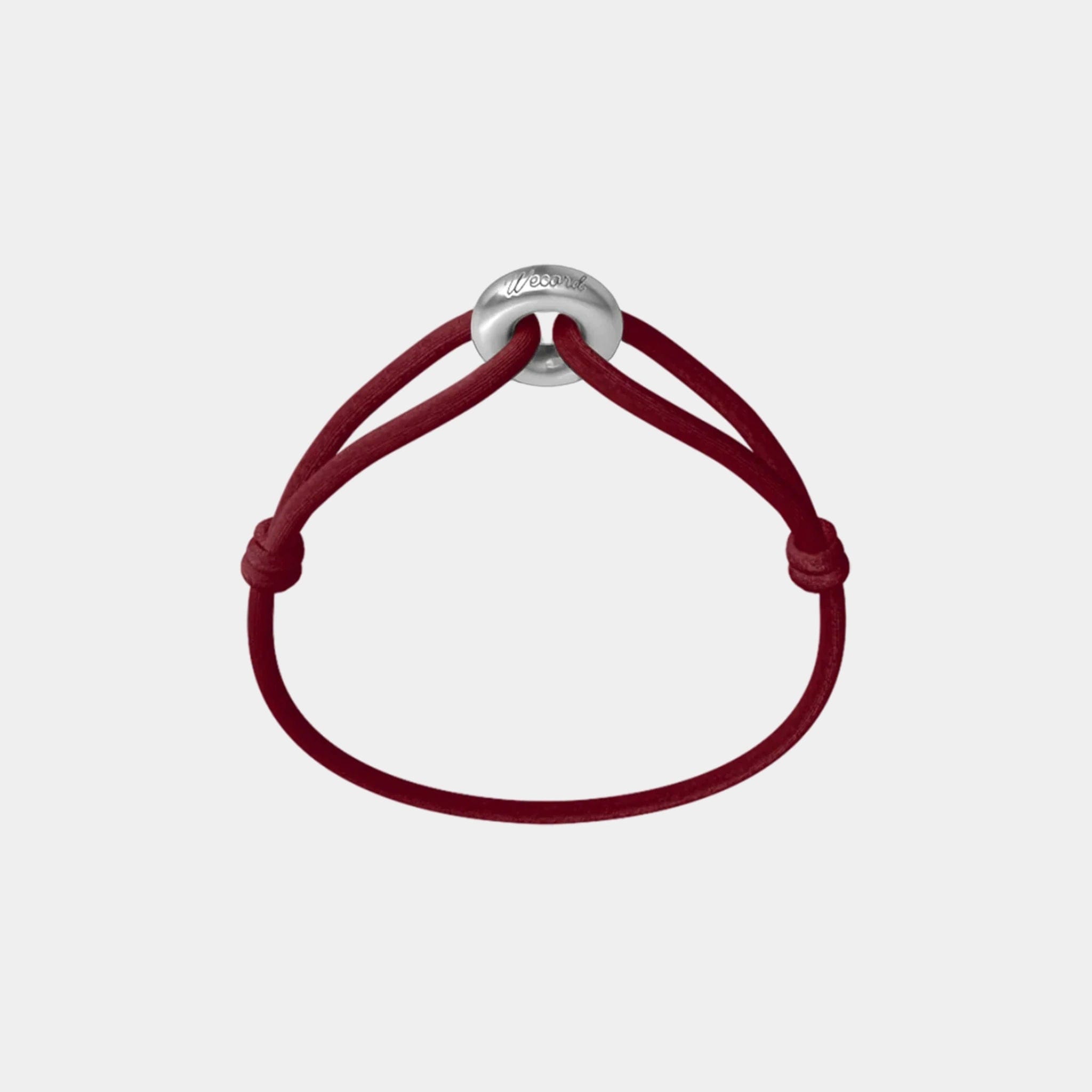 Wecord Silver Soho Cord Bracelet