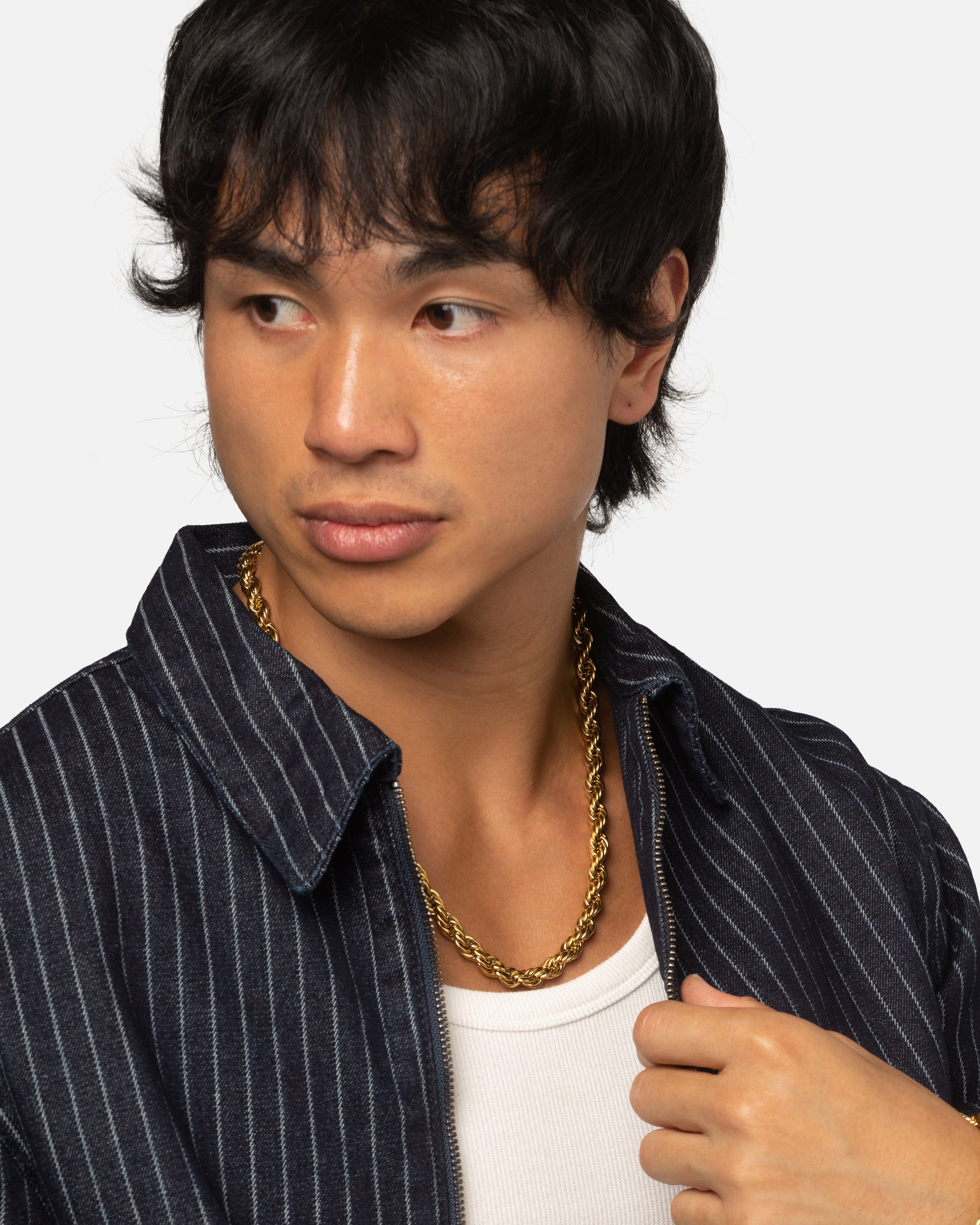 Saint Morta 8 mm Rope Chain Gold