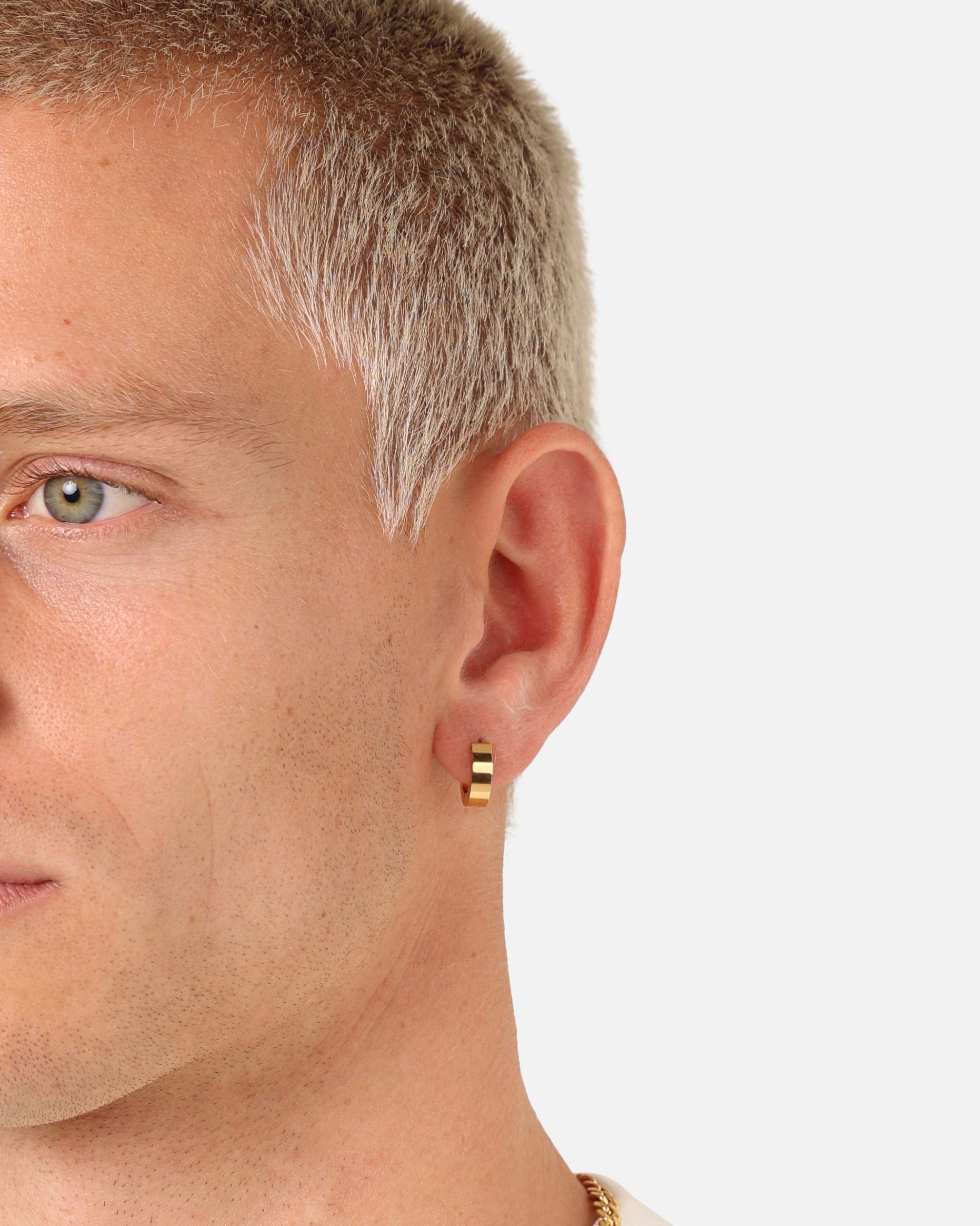 Saint Morta Wide Hoop Earring Gold