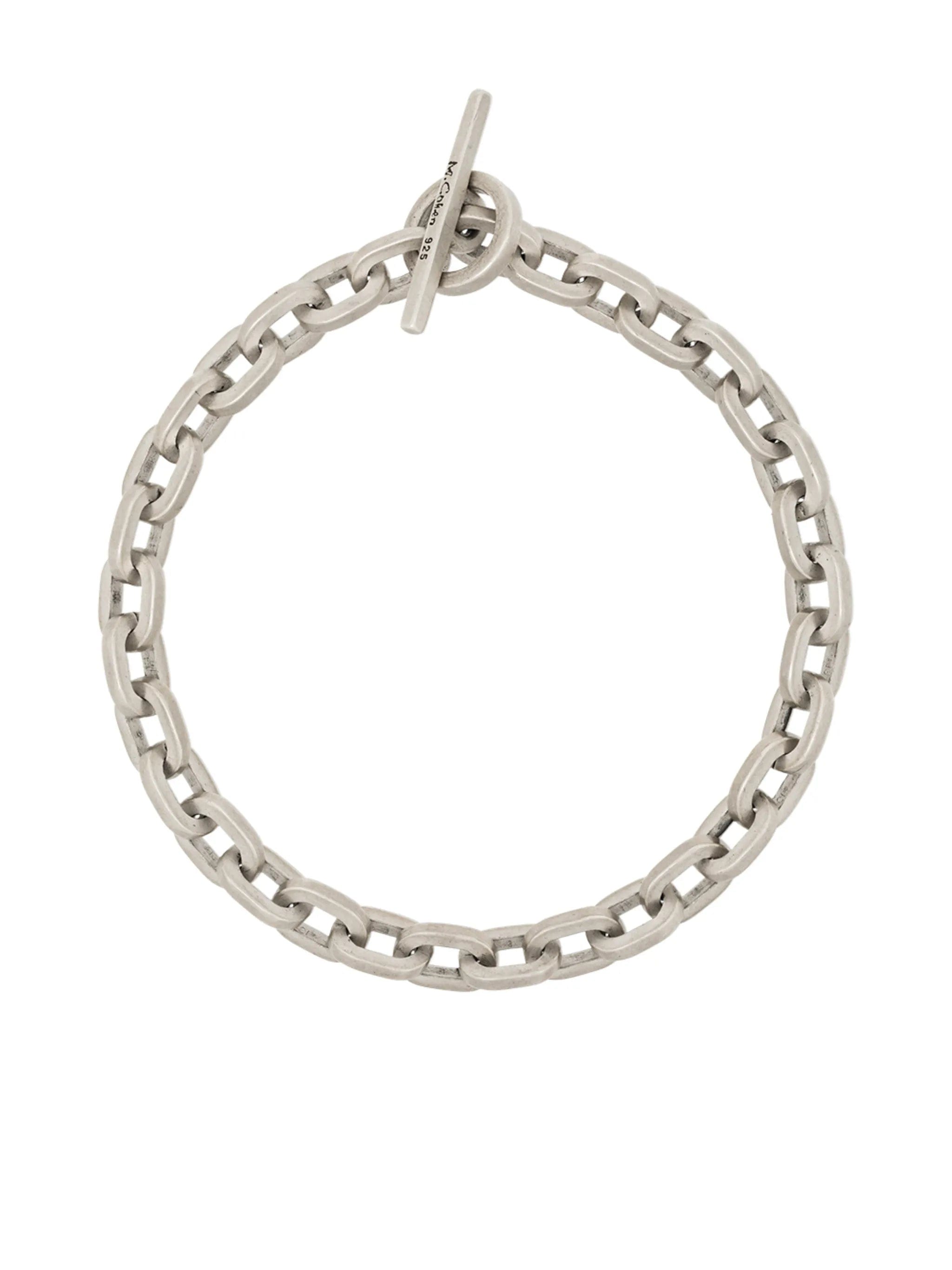 M.cohen sterling silver chain - link bracelet