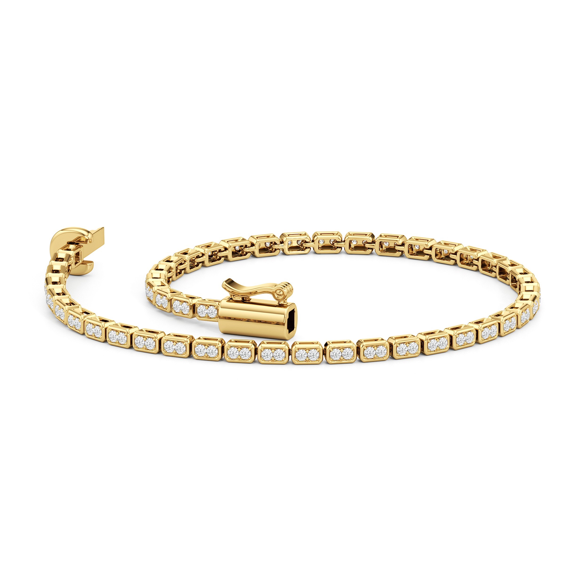 With Clarity The Perry Tennis Bracelet