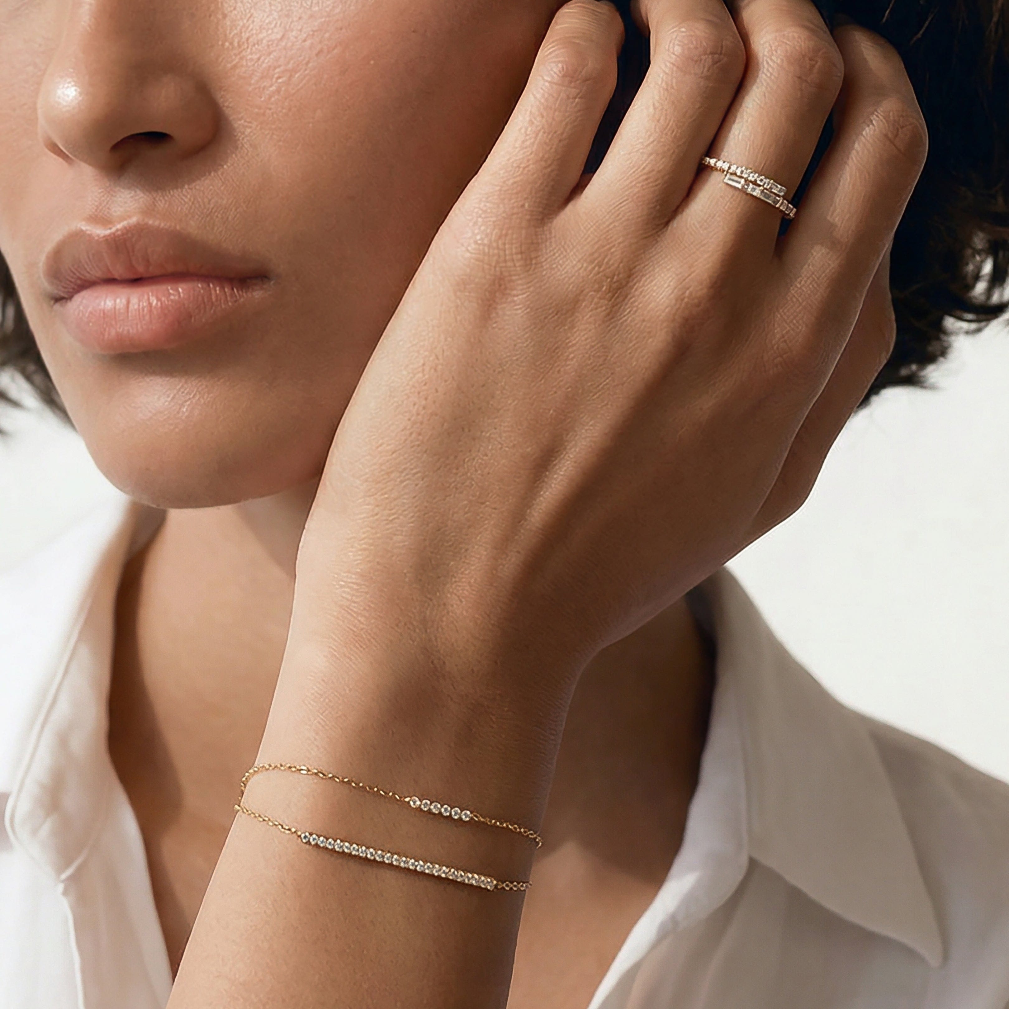 With Clarity The Lena Bar Bracelet