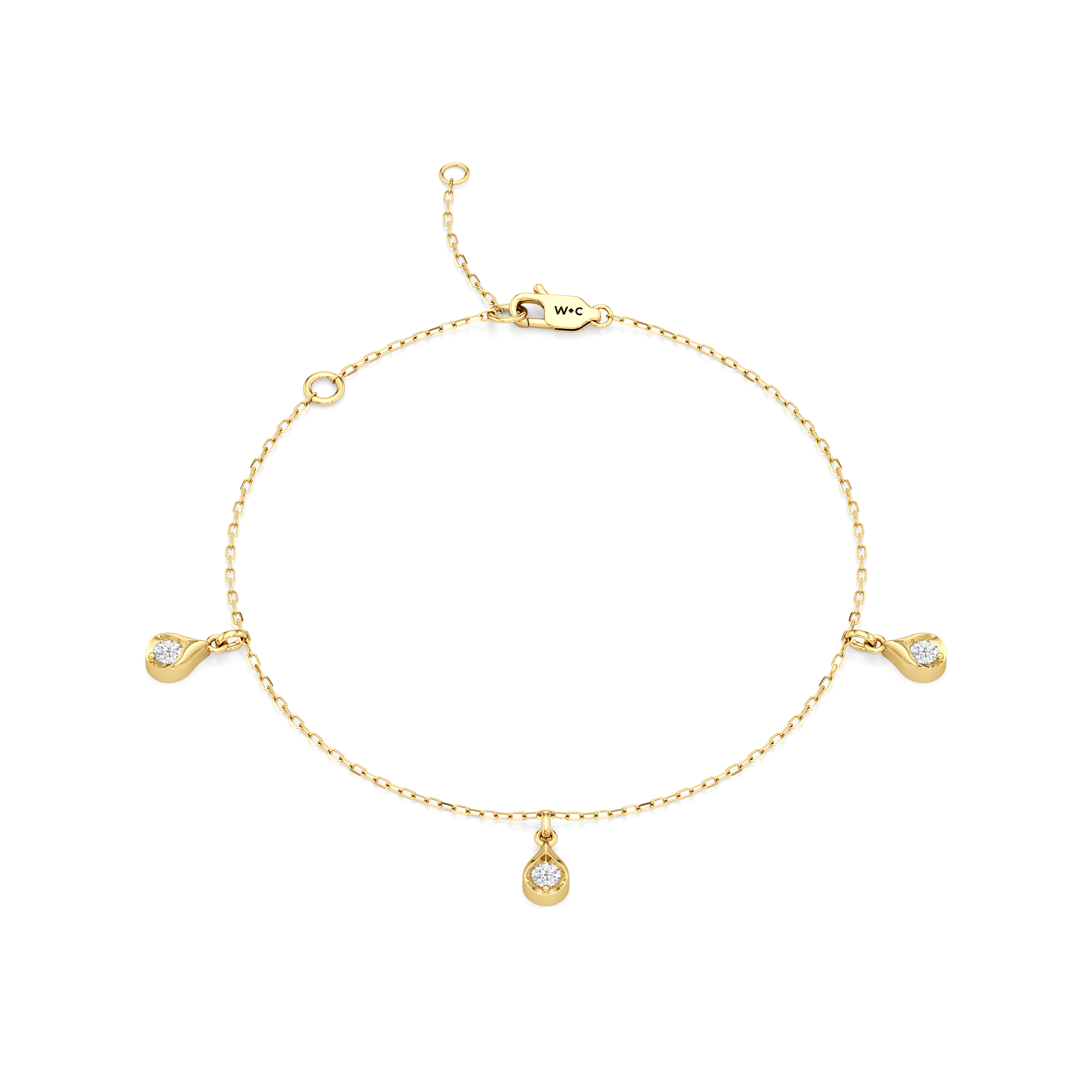 With Clarity The Kaia Drop Bracelet