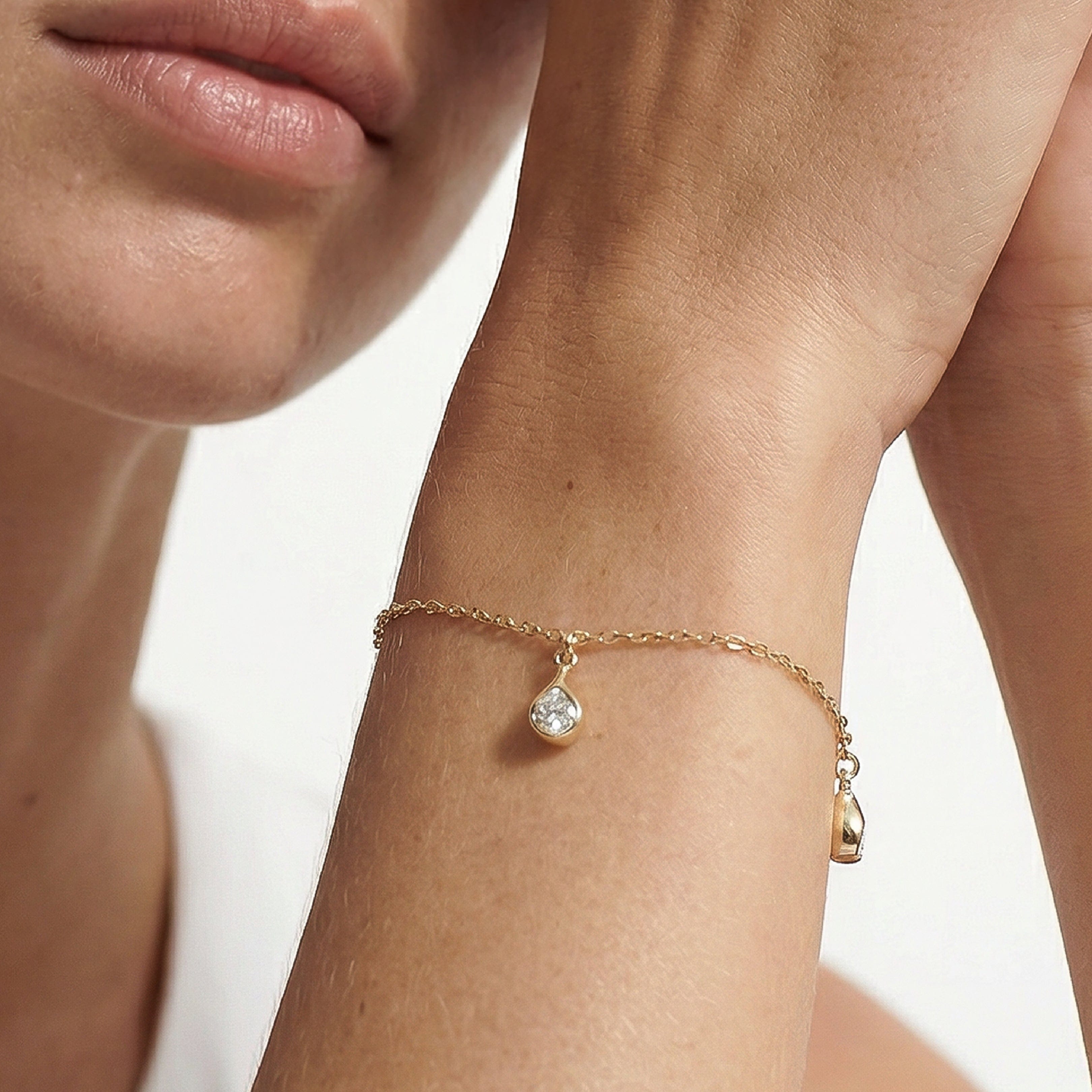 With Clarity The Kaia Drop Bracelet