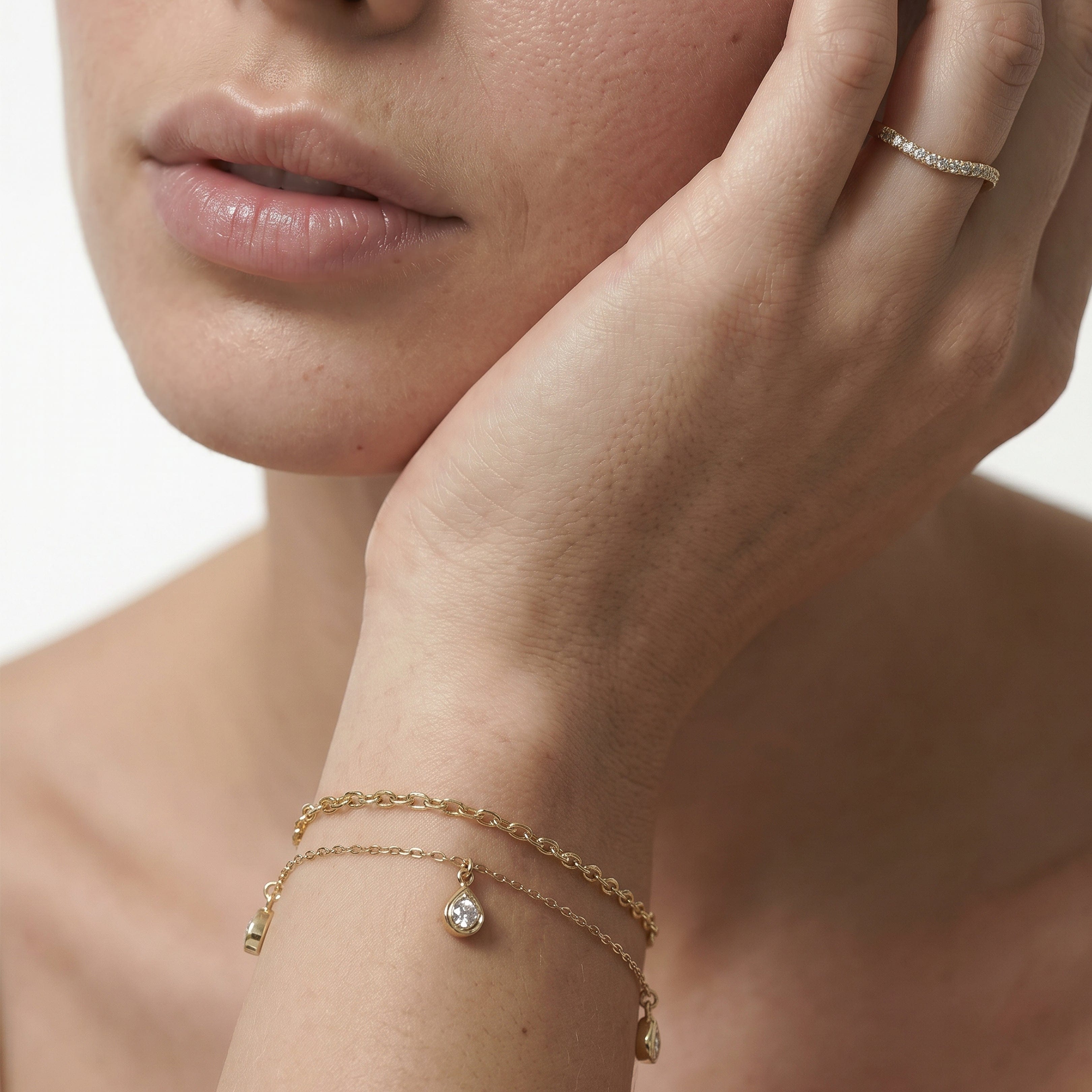With Clarity The Kaia Drop Bracelet