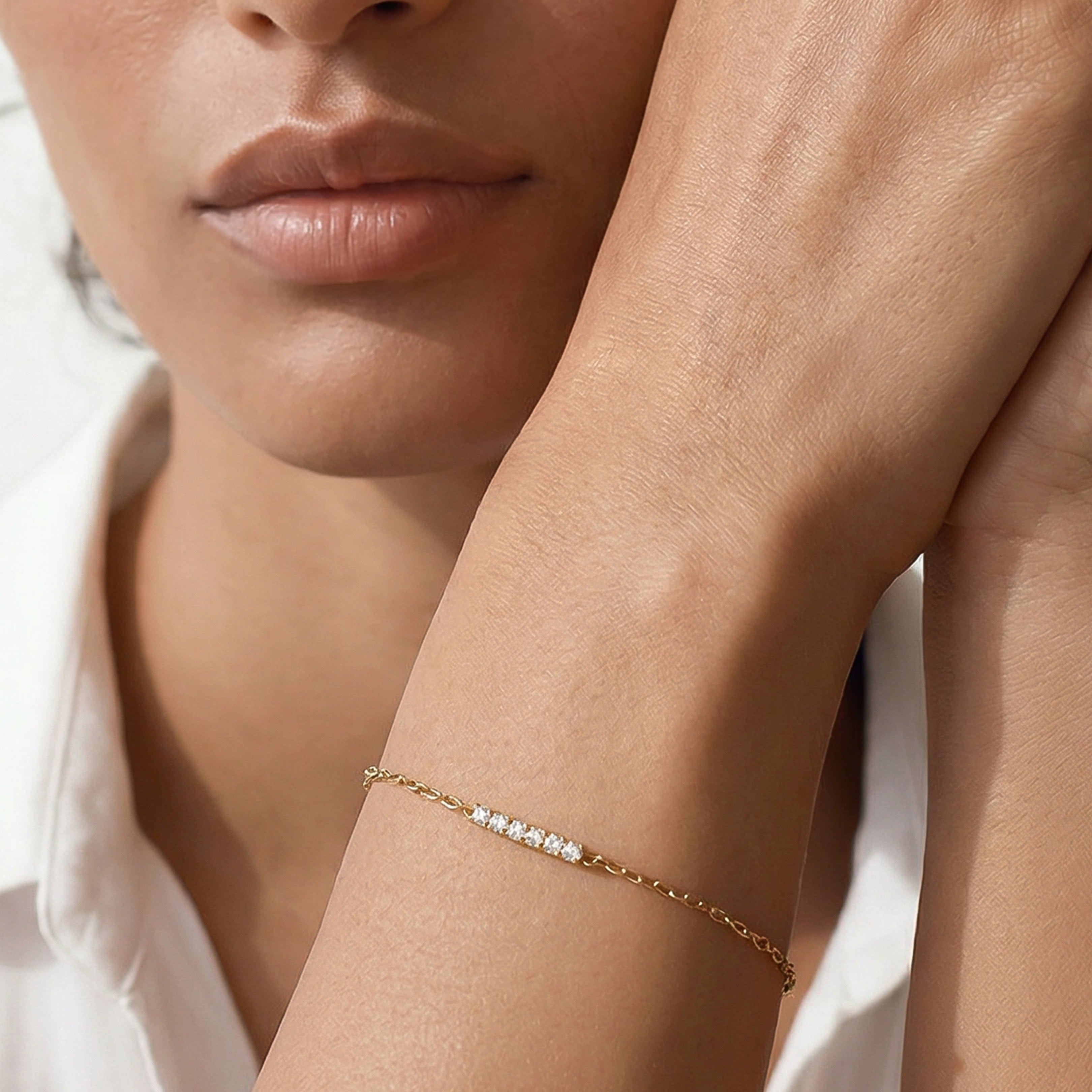 With Clarity The Serena Stacker Bracelet